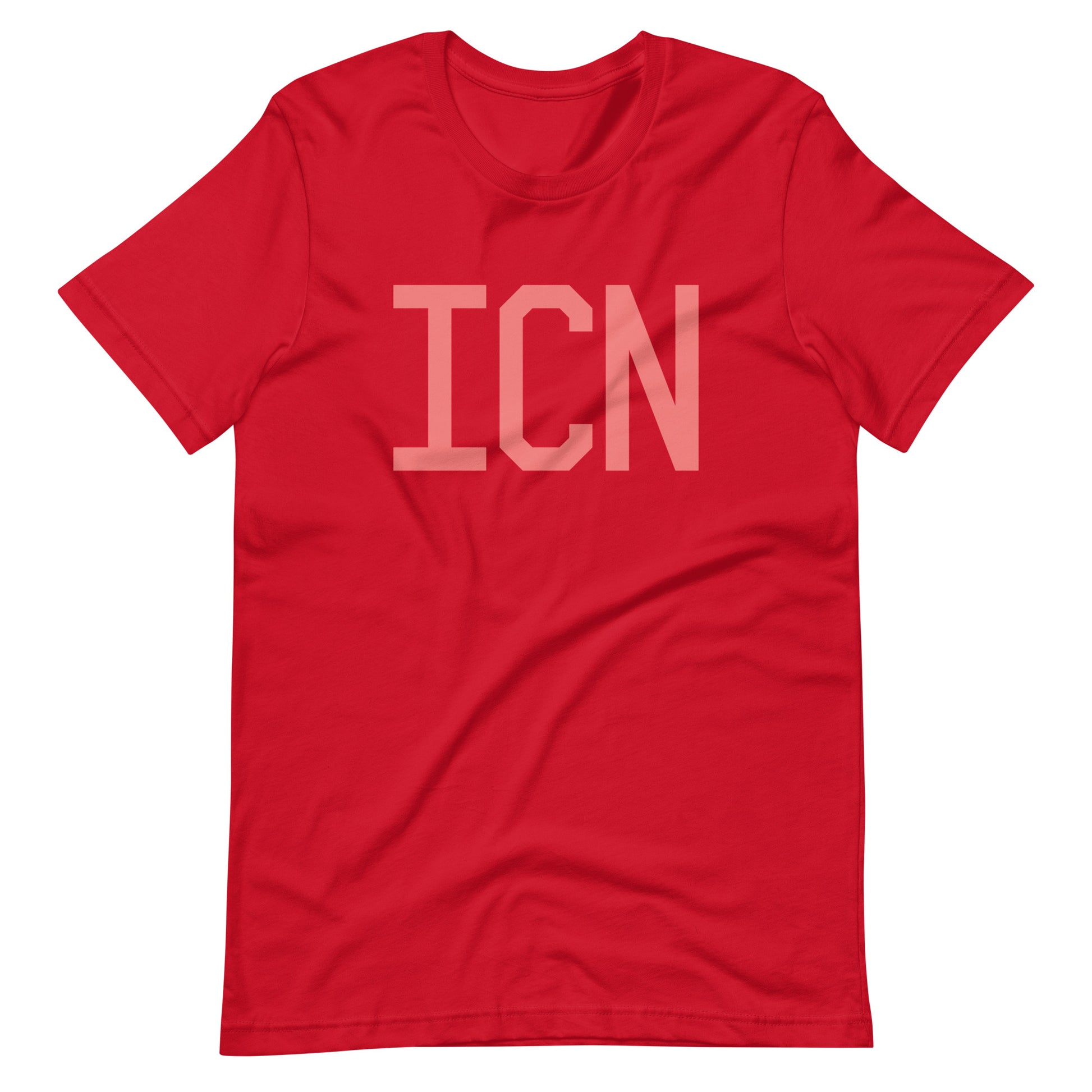 Aviation Enthusiast Unisex Tee - Pink Graphic • ICN Seoul • YHM Designs - Image 01