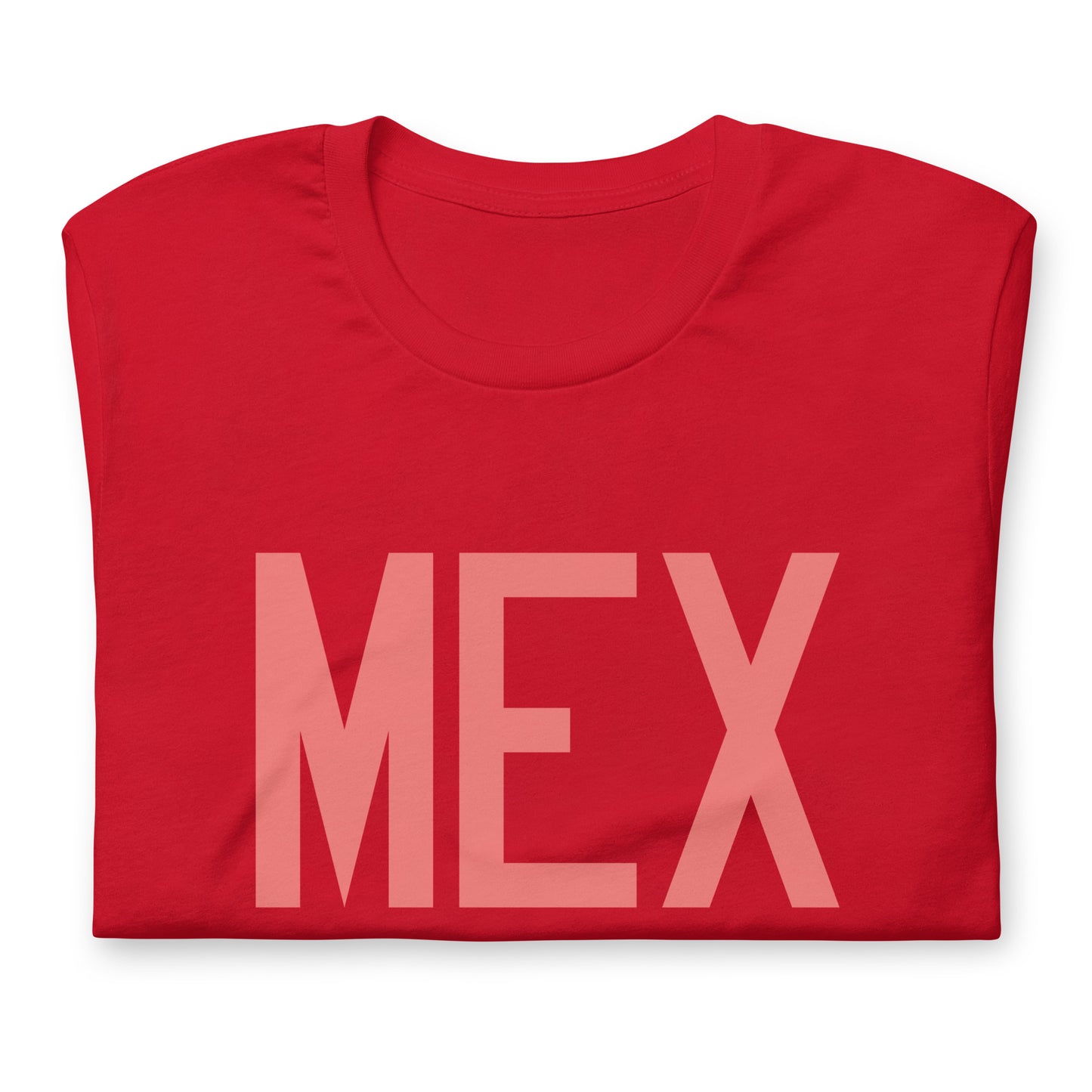Aviation Enthusiast Unisex Tee - Pink Graphic • MEX Mexico City • YHM Designs - Image 05