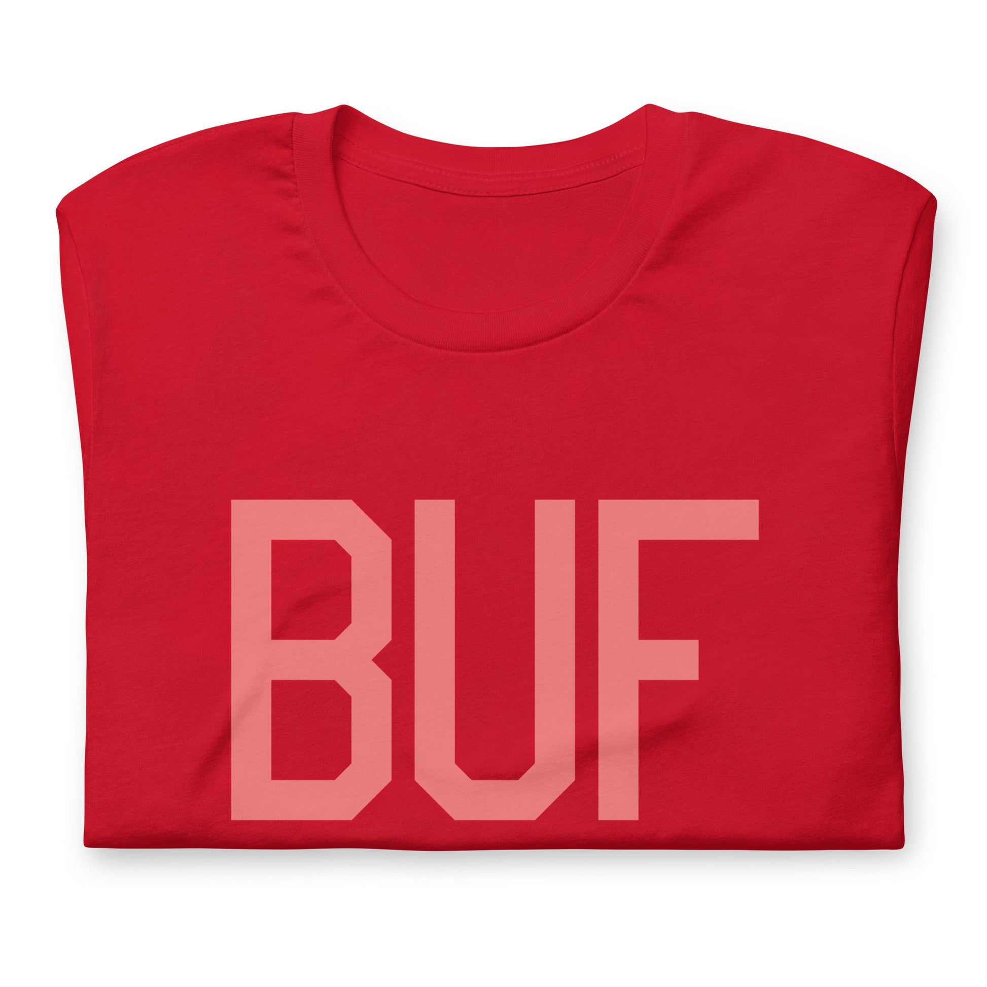 Aviation Enthusiast Unisex Tee - Pink Graphic • BUF Buffalo • YHM Designs - Image 05