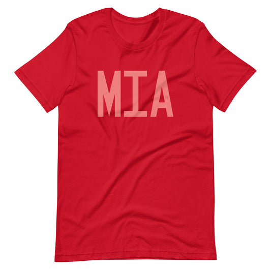 Aviation Enthusiast Unisex Tee - Pink Graphic • MIA Miami • YHM Designs - Image 01