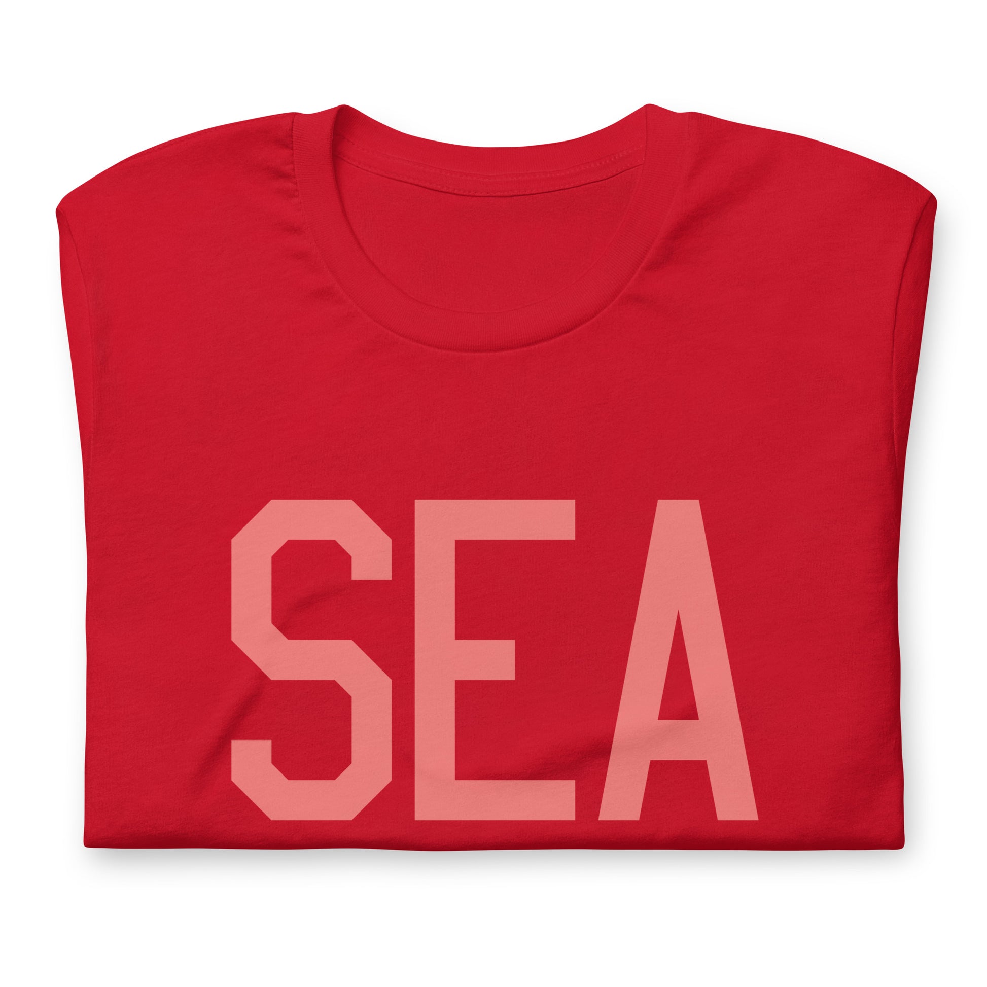 Aviation Enthusiast Unisex Tee - Pink Graphic • SEA Seattle • YHM Designs - Image 05