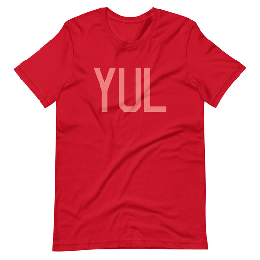 Aviation Enthusiast Unisex Tee - Pink Graphic • YUL Montreal • YHM Designs - Image 01
