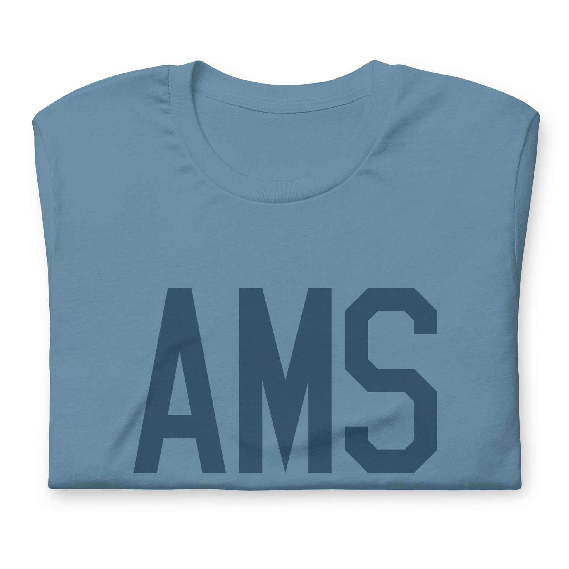 Aviation Lover Unisex T-Shirt - Blue Graphic • AMS Amsterdam • YHM Designs - Image 05