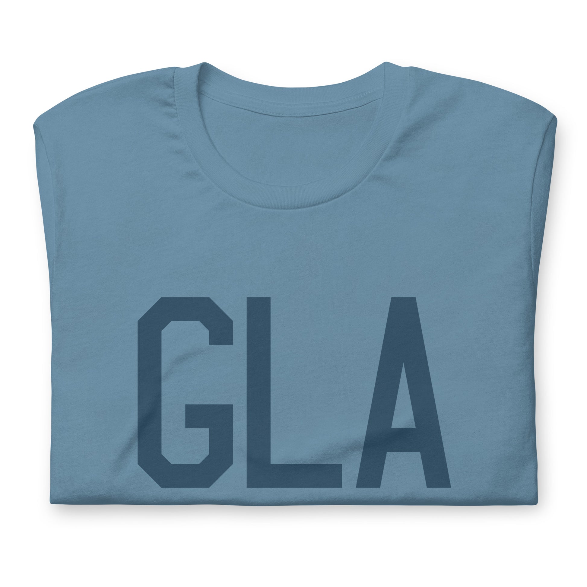 Aviation Lover Unisex T-Shirt - Blue Graphic • GLA Glasgow • YHM Designs - Image 05