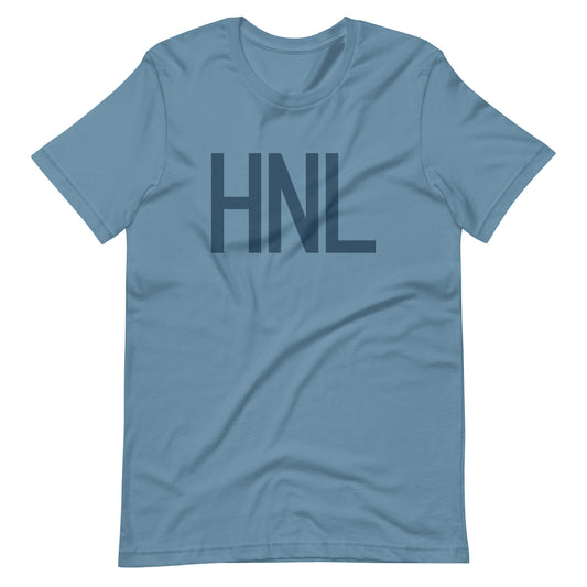Aviation Lover Unisex T-Shirt - Blue Graphic • HNL Honolulu • YHM Designs - Image 01