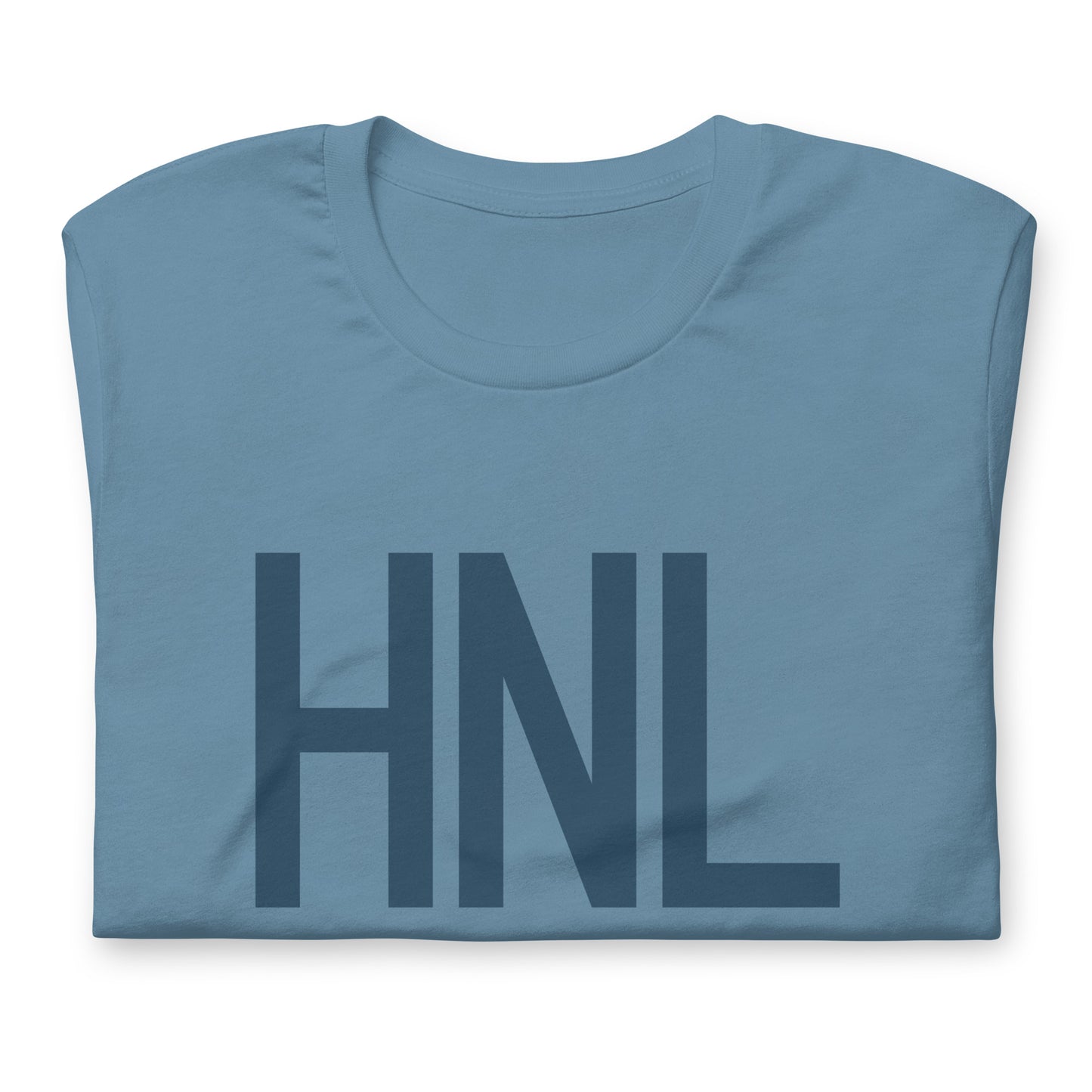 Aviation Lover Unisex T-Shirt - Blue Graphic • HNL Honolulu • YHM Designs - Image 05