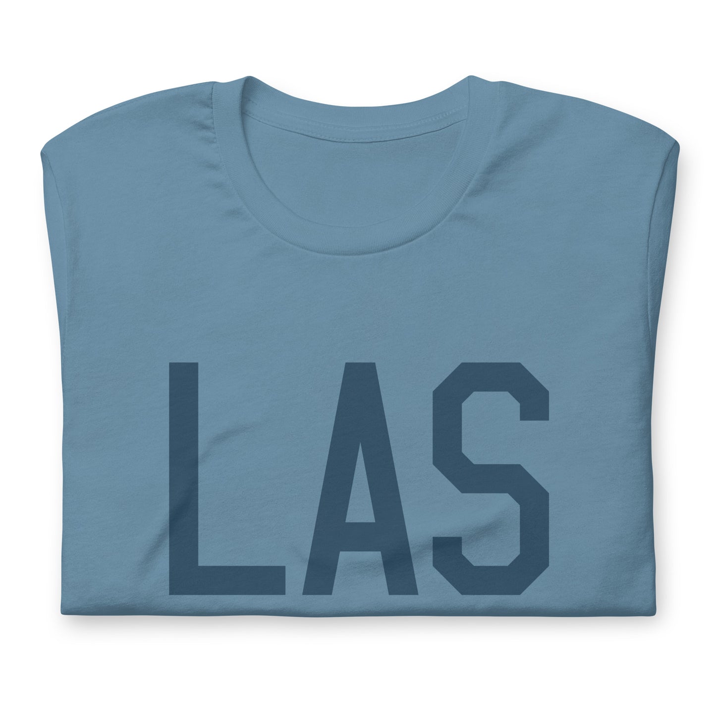 Aviation Lover Unisex T-Shirt - Blue Graphic • LAS Las Vegas • YHM Designs - Image 05