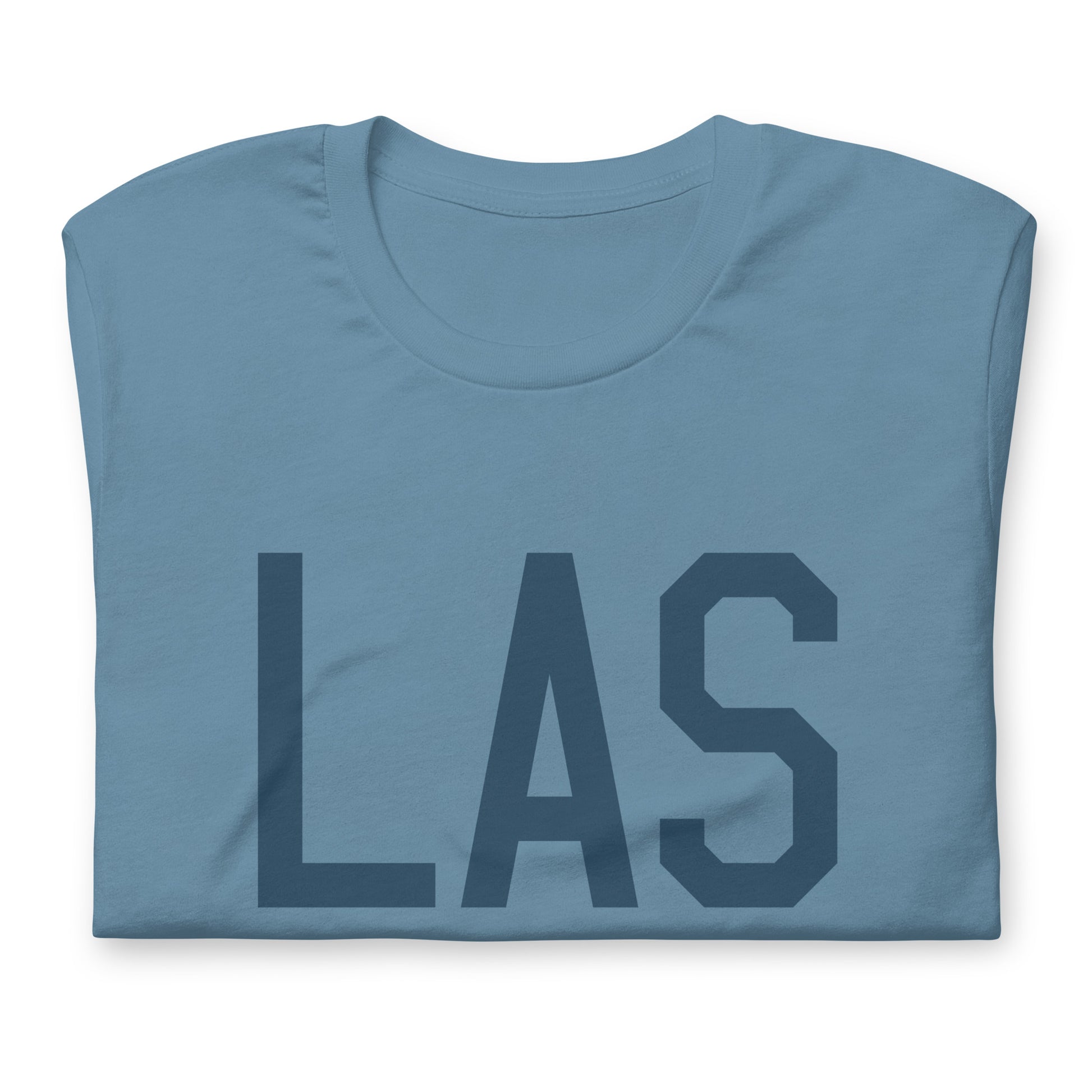 Aviation Lover Unisex T-Shirt - Blue Graphic • LAS Las Vegas • YHM Designs - Image 05