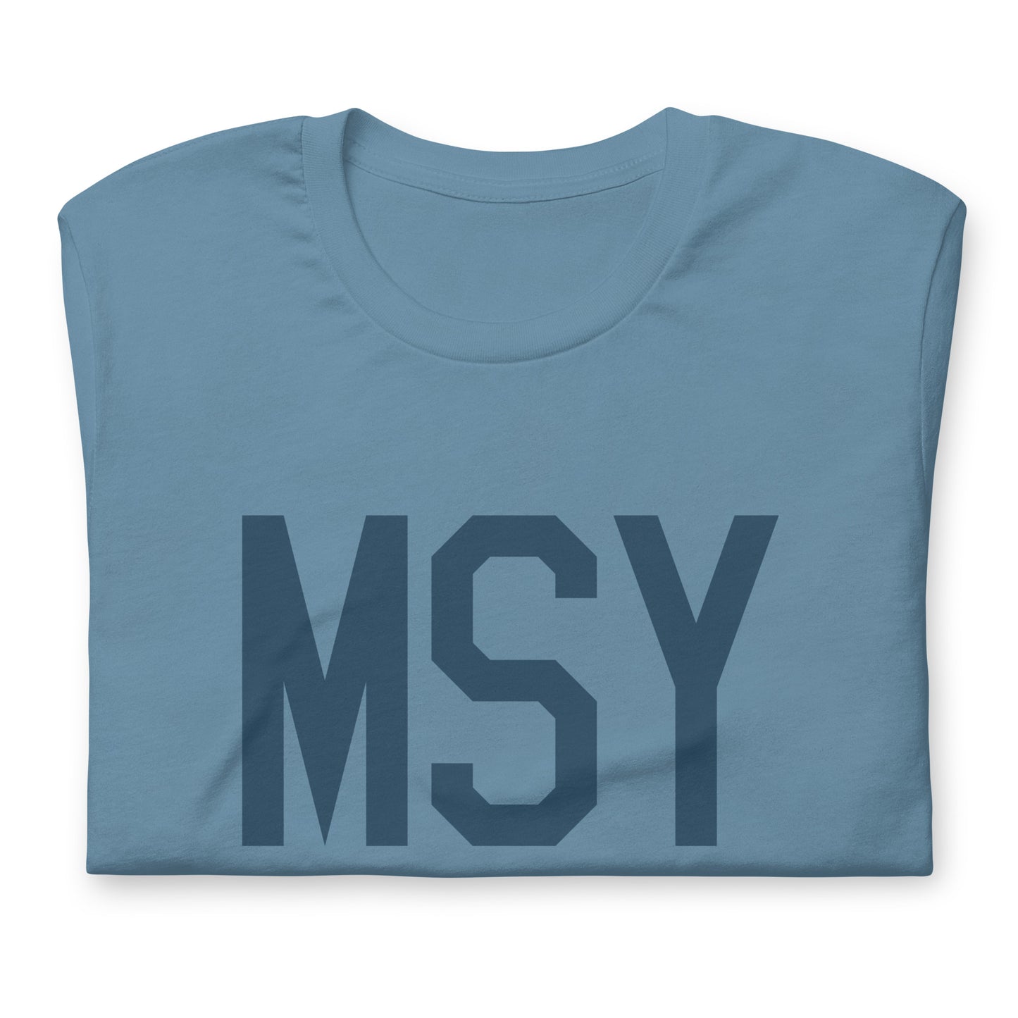 Aviation Lover Unisex T-Shirt - Blue Graphic • MSY New Orleans • YHM Designs - Image 05