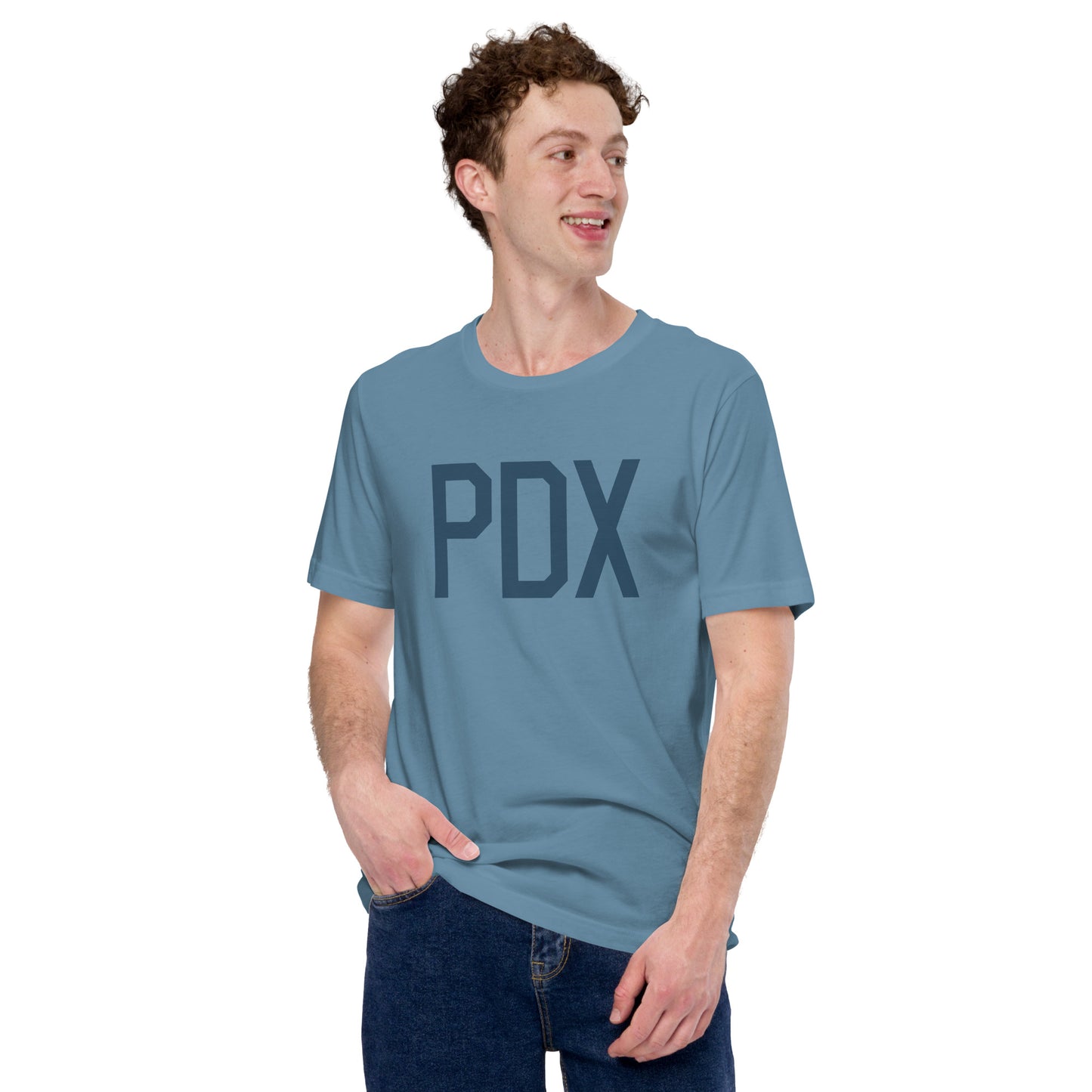 Aviation Lover Unisex T-Shirt - Blue Graphic • PDX Portland • YHM Designs - Image 04