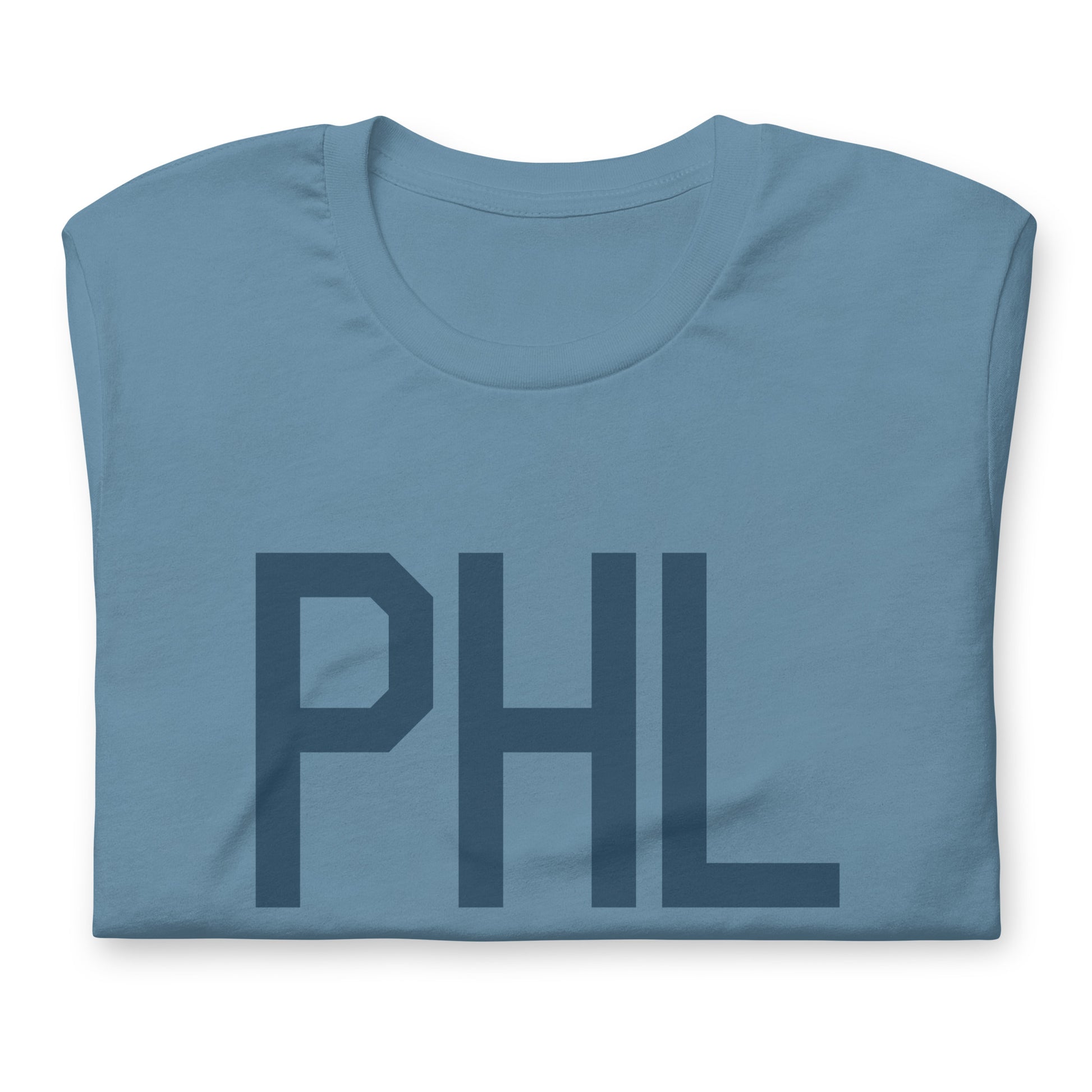 Aviation Lover Unisex T-Shirt - Blue Graphic • PHL Philadelphia • YHM Designs - Image 05