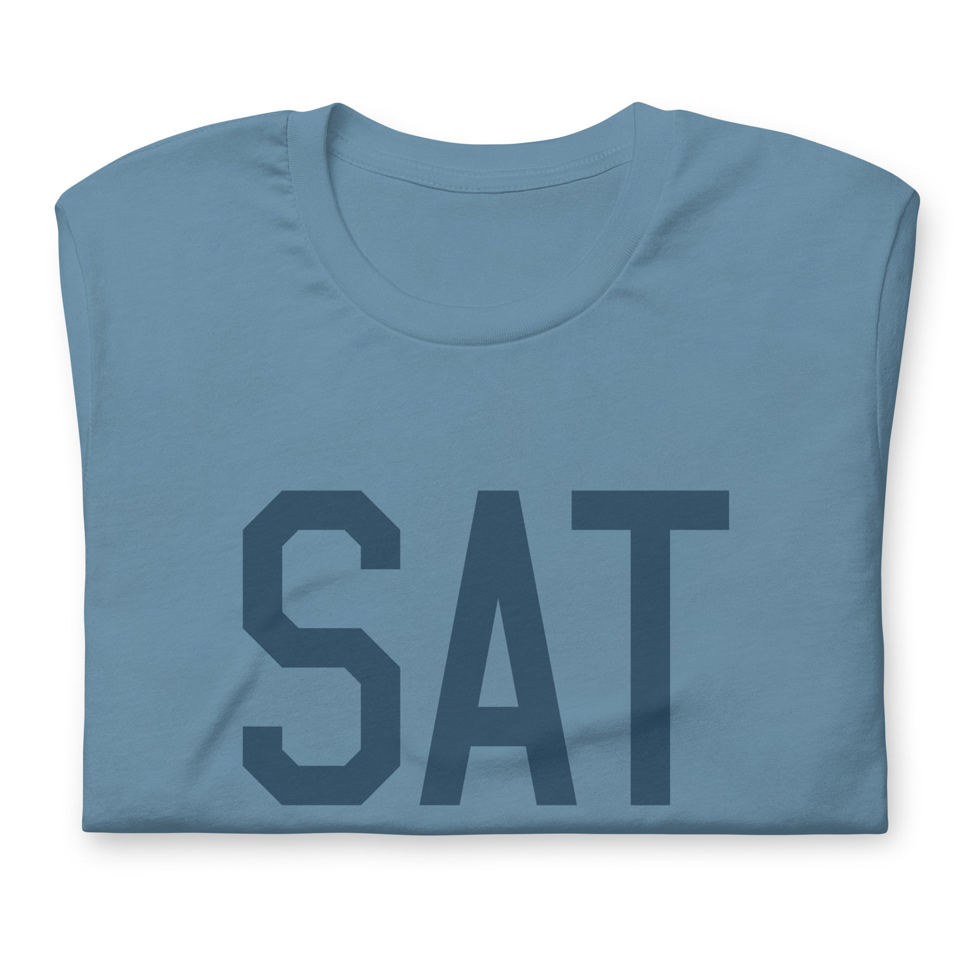 Aviation Lover Unisex T-Shirt - Blue Graphic • SAT San Antonio • YHM Designs - Image 05