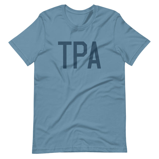 Aviation Lover Unisex T-Shirt - Blue Graphic • TPA Tampa • YHM Designs - Image 01