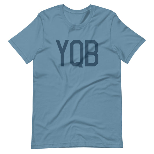 Aviation Lover Unisex T-Shirt - Blue Graphic • YQB Quebec City • YHM Designs - Image 01