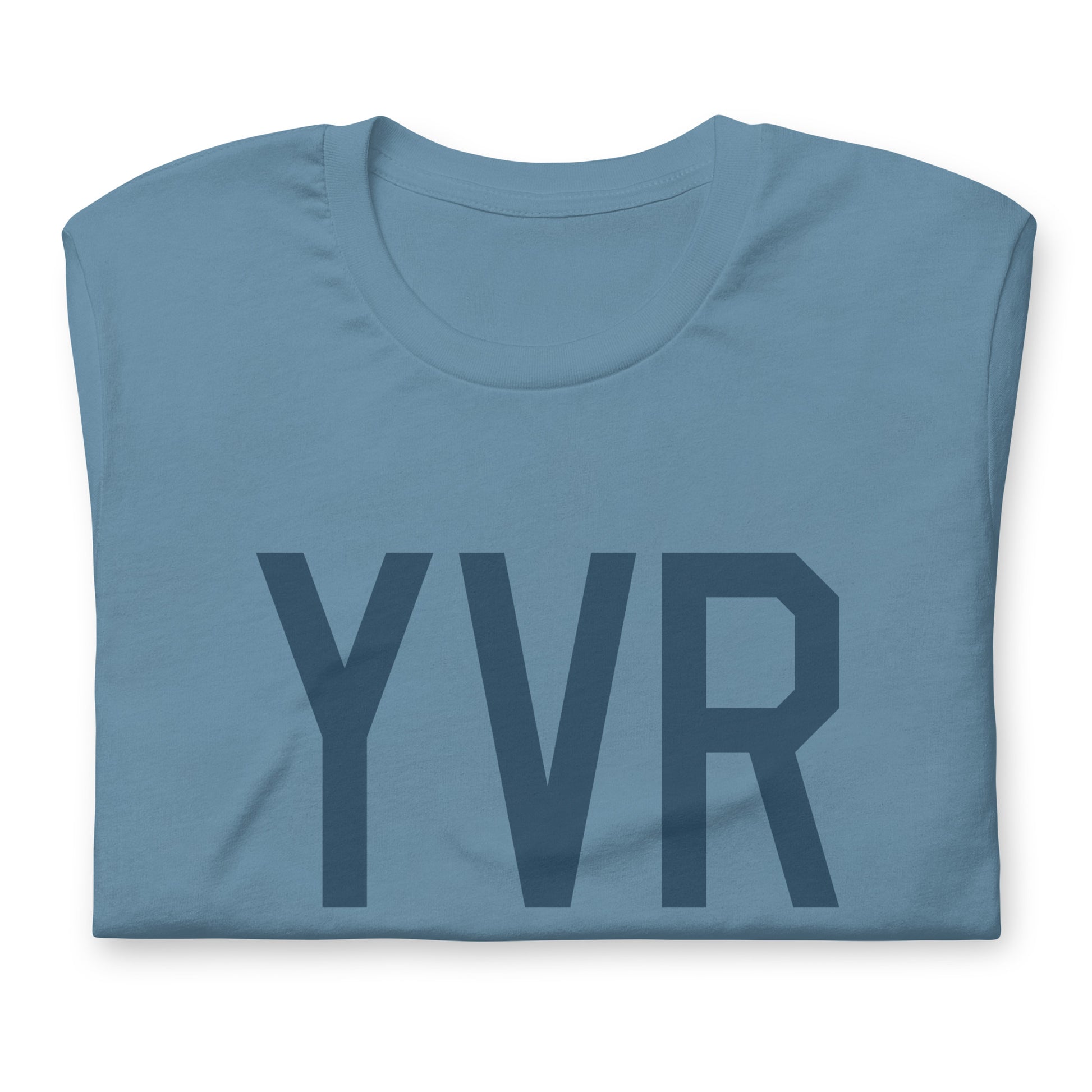 Aviation Lover Unisex T-Shirt - Blue Graphic • YVR Vancouver • YHM Designs - Image 05