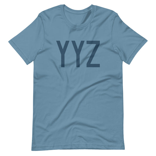Aviation Lover Unisex T-Shirt - Blue Graphic • YYZ Toronto • YHM Designs - Image 01