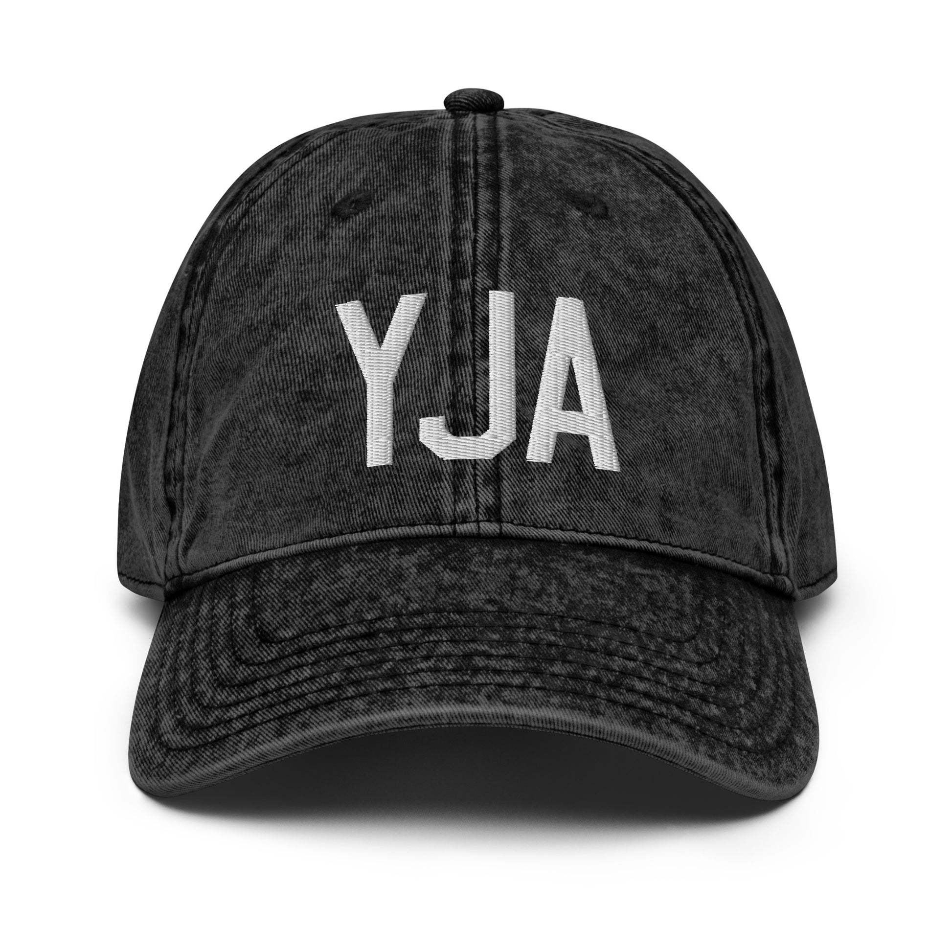 Airport Code Twill Cap - White • YJA Jasper • YHM Designs - Image 14
