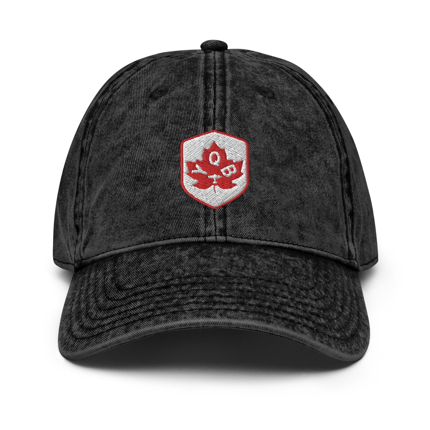Maple Leaf Twill Cap - Red/White • YQB Quebec City • YHM Designs - Image 13