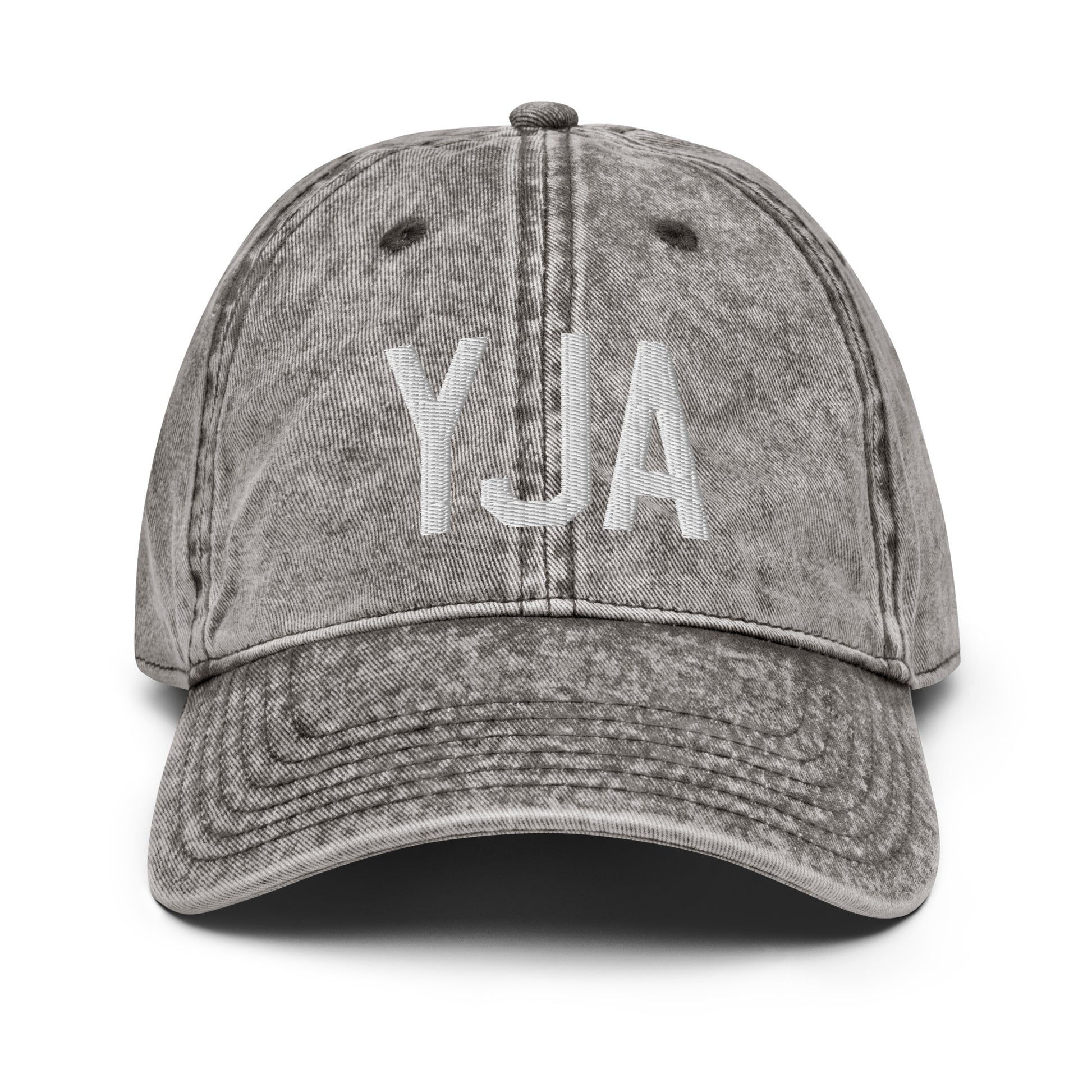 Airport Code Twill Cap - White • YJA Jasper • YHM Designs - Image 28