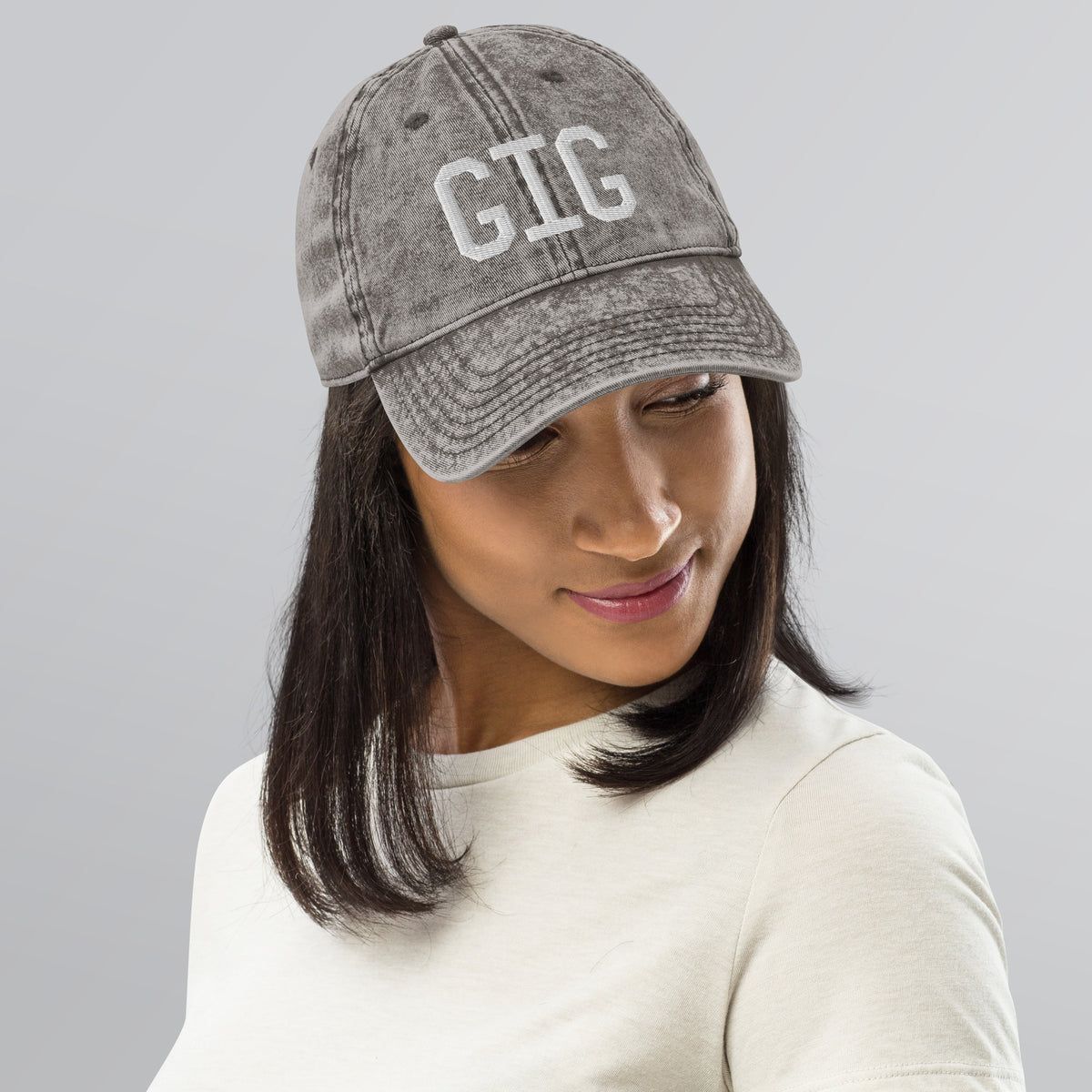 GIG Rio de Janeiro Cotton Twill Cap • Air Force Lettering in White • YHM Designs - Image 11