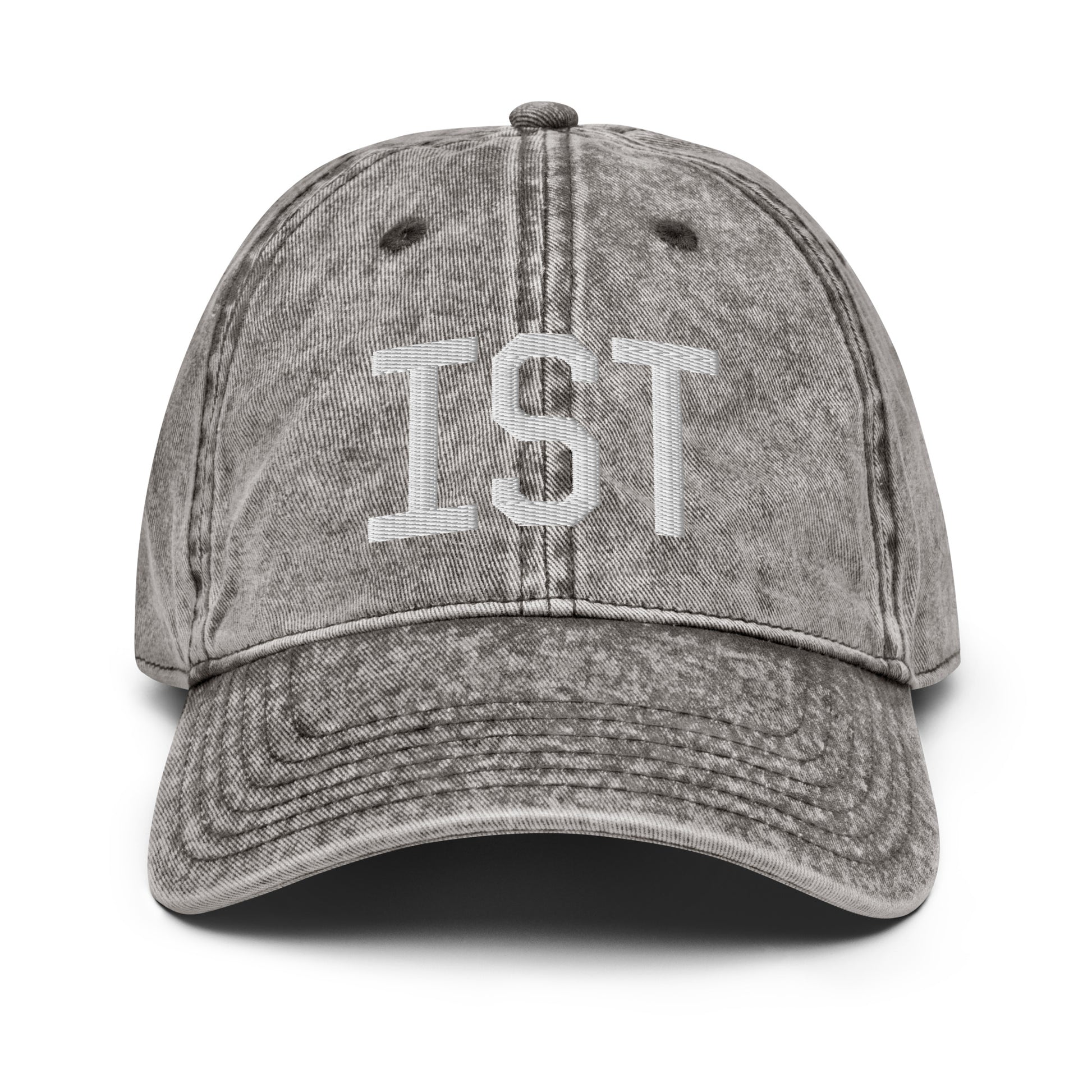 Airport Code Twill Cap - White • IST Istanbul • YHM Designs - Image 28