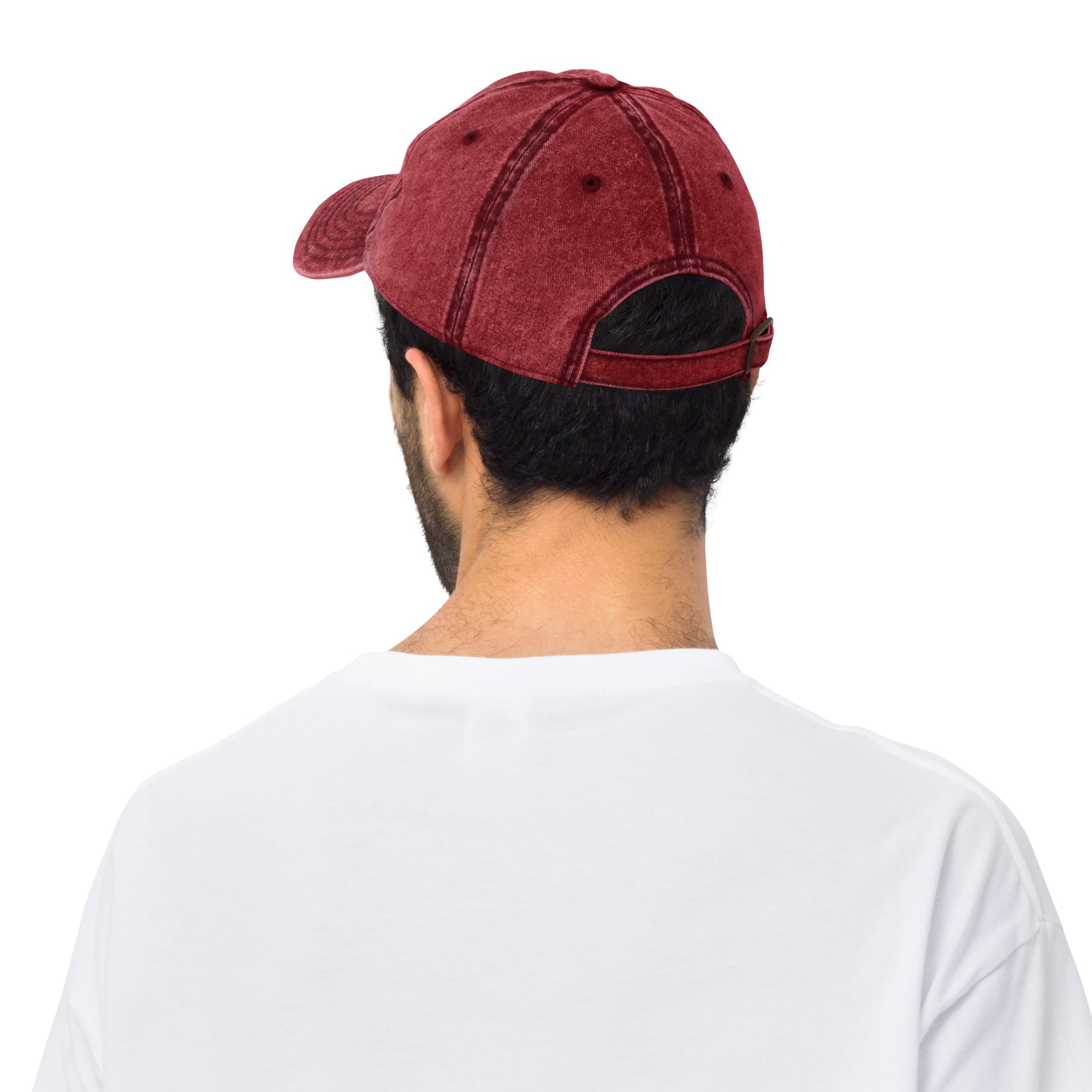 Jetliner Vintage Cotton Twill Baseball Cap • Black/White • SLC Salt Lake City • YHM Designs - Image 03