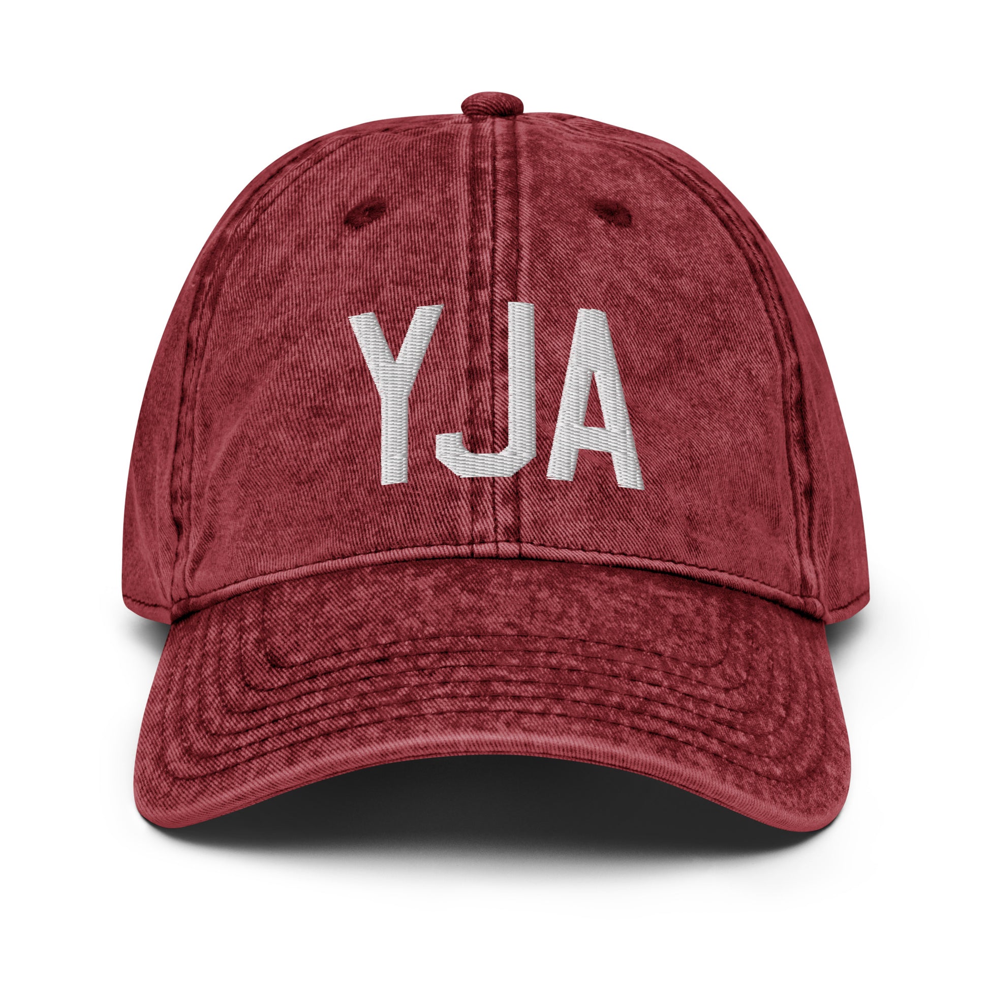 Airport Code Twill Cap - White • YJA Jasper • YHM Designs - Image 19