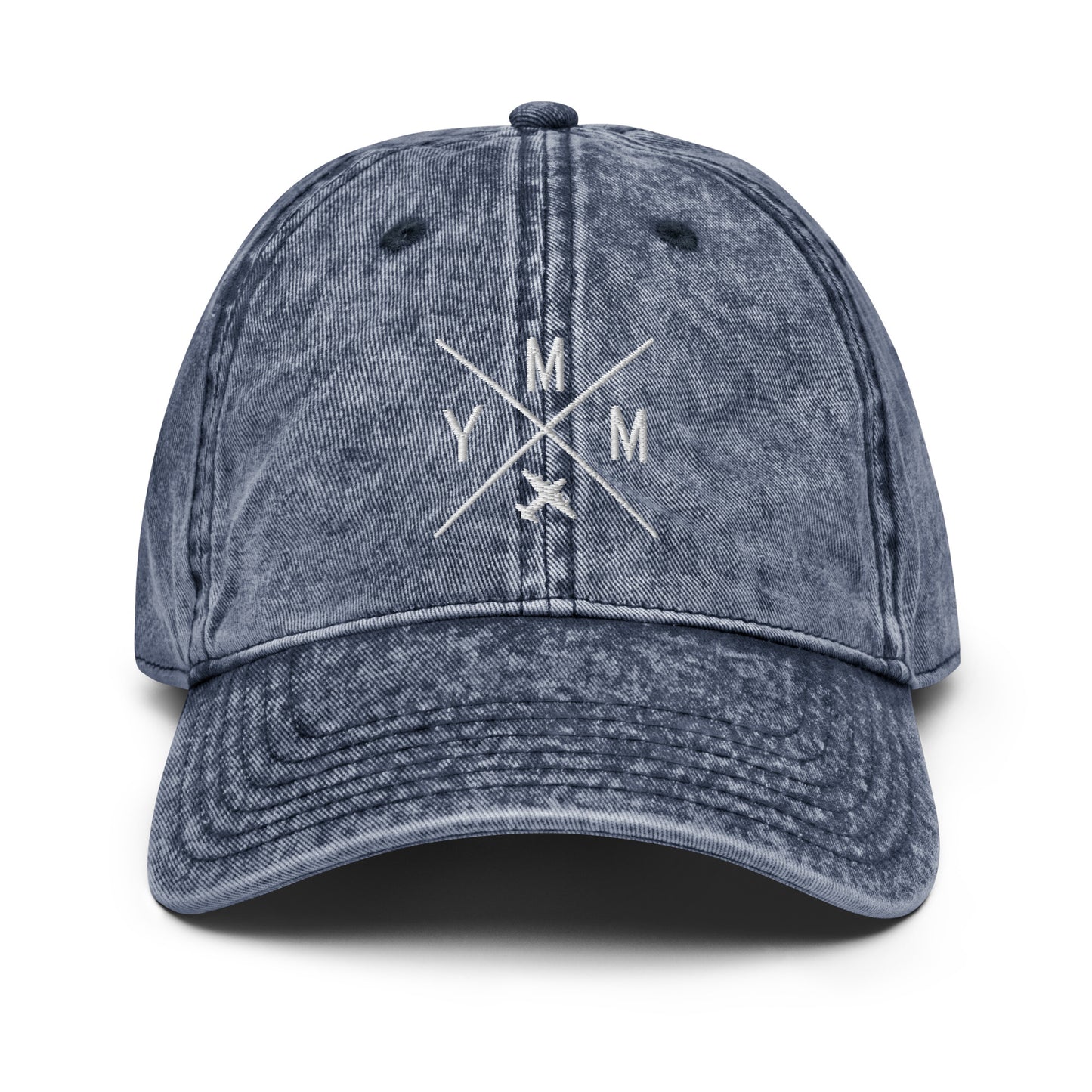 Crossed-X Cotton Twill Cap - White • YMM Fort McMurray • YHM Designs - Image 19