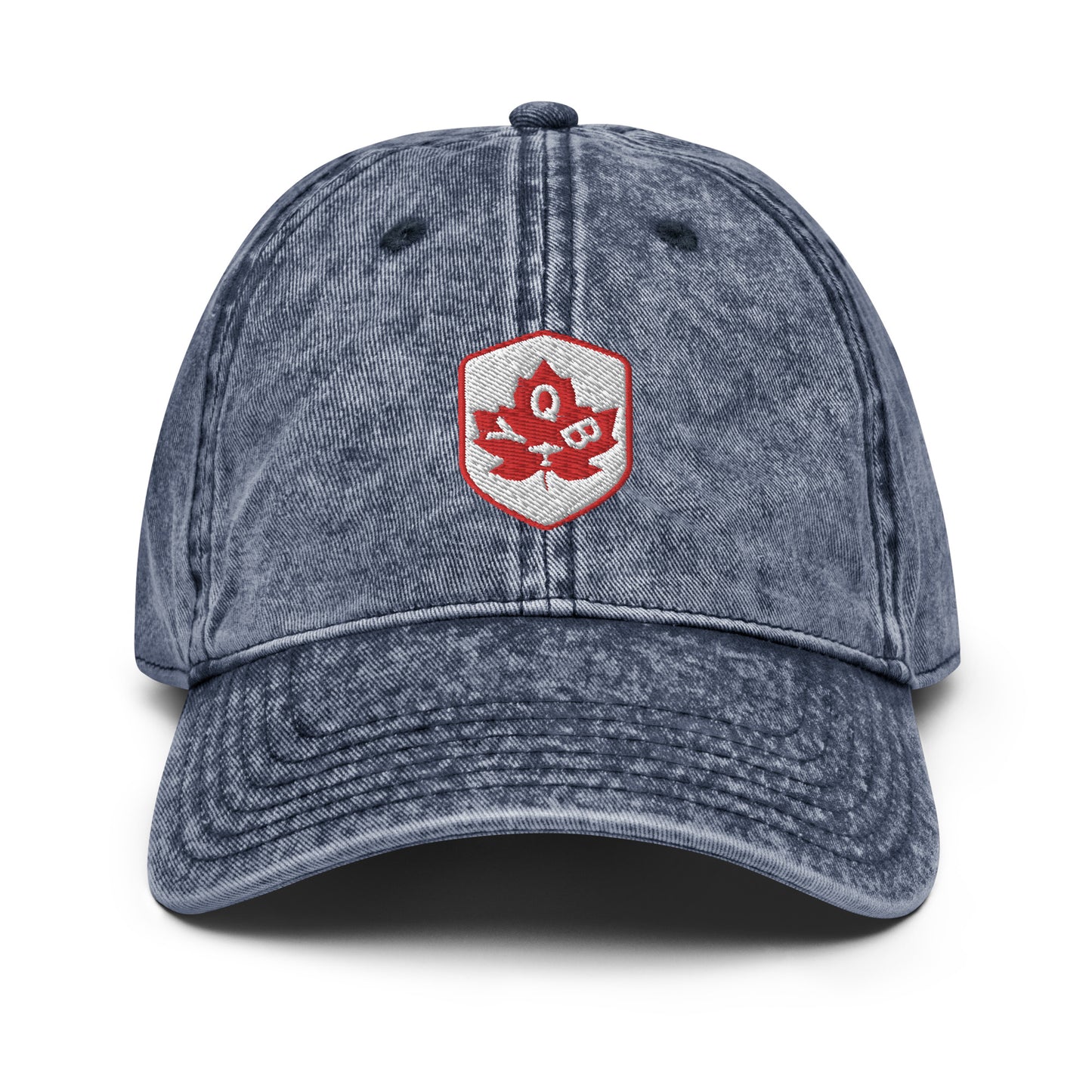 Maple Leaf Twill Cap - Red/White • YQB Quebec City • YHM Designs - Image 15