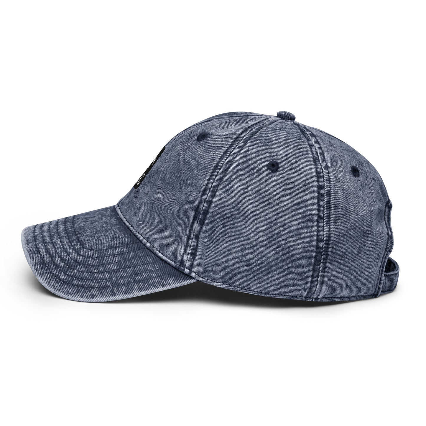 Jetliner Vintage Cotton Twill Baseball Cap • Black/White • SLC Salt Lake City • YHM Designs - Image 12