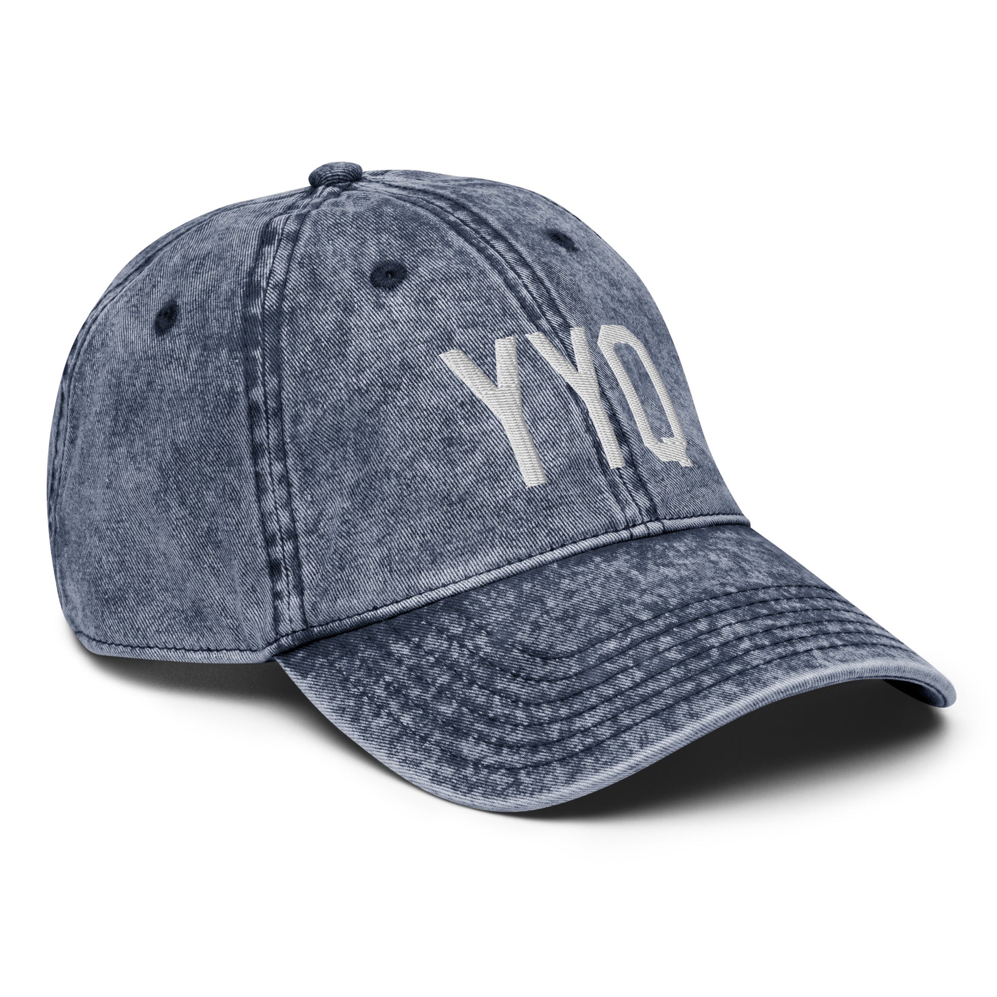 Airport Code Twill Cap - White • YYQ Churchill • YHM Designs - Image 18