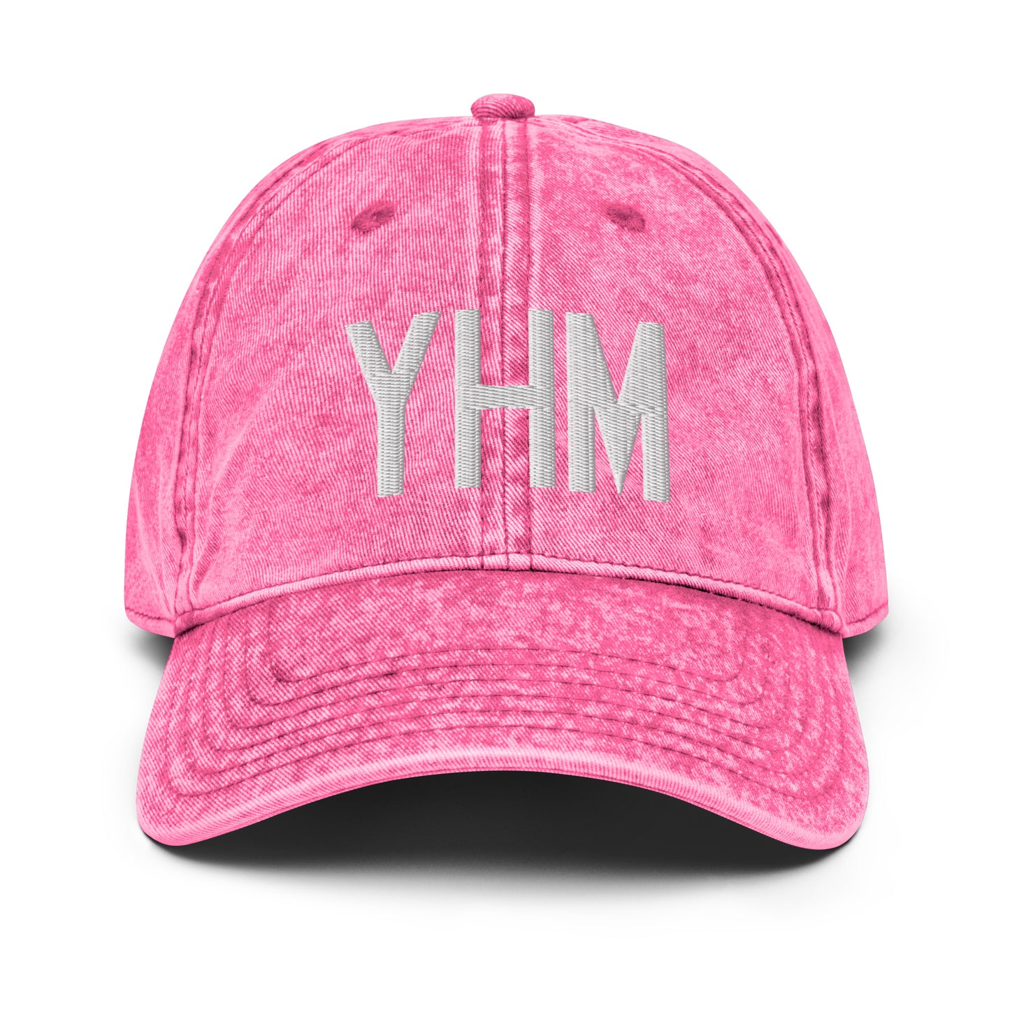 Airport Code Twill Cap - White • YHM Hamilton • YHM Designs - Image 25