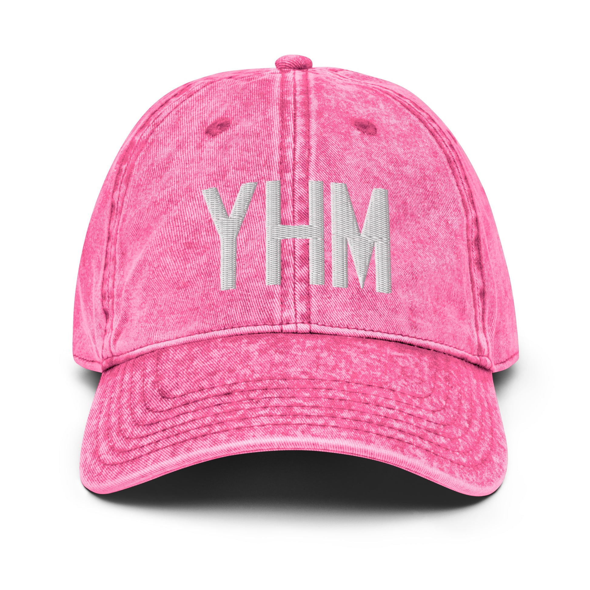Airport Code Twill Cap - White • YHM Hamilton • YHM Designs - Image 25