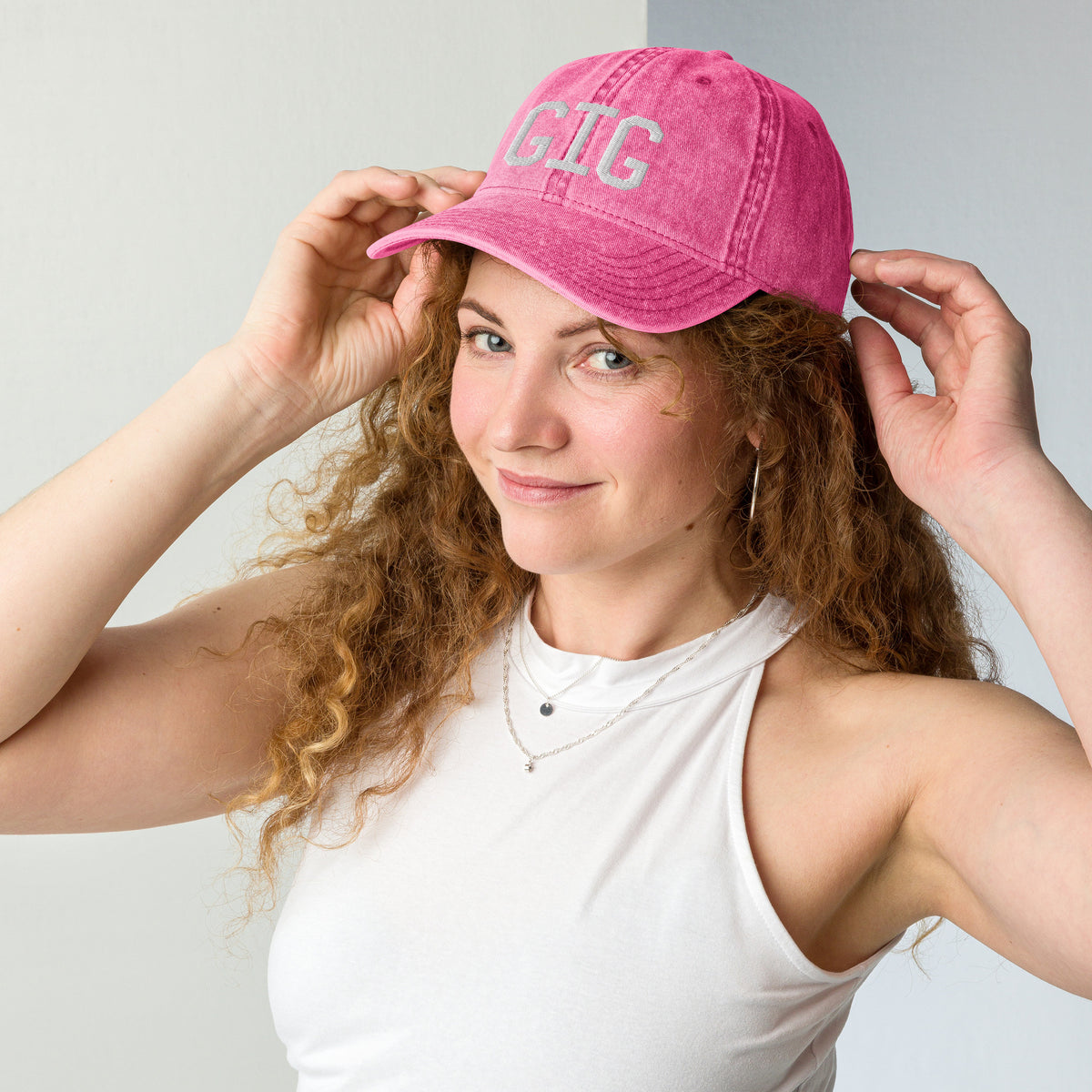 GIG Rio de Janeiro Cotton Twill Cap • Air Force Lettering in White • YHM Designs - Image 09
