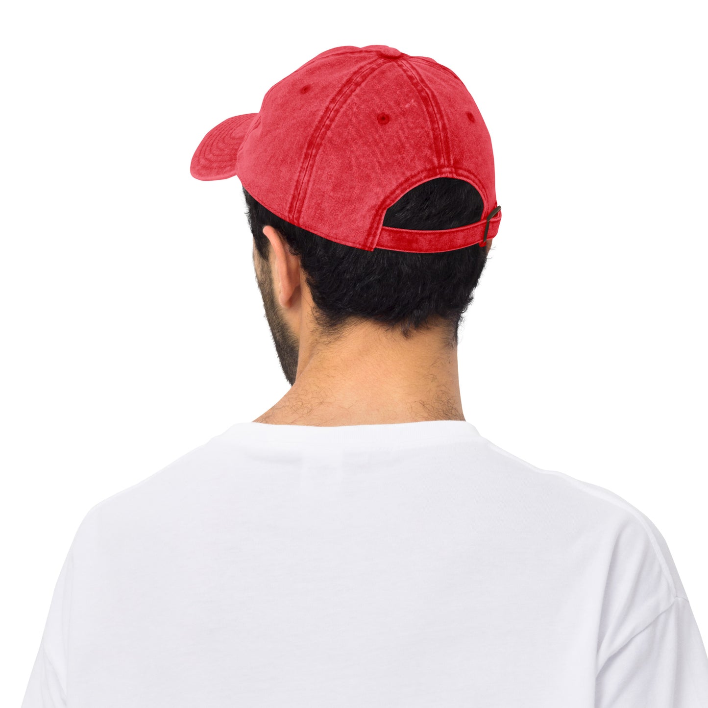Maple Leaf Twill Cap - Red/White • YQB Quebec City • YHM Designs - Image 12