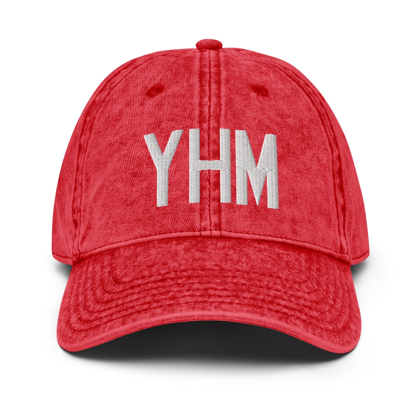 Airport Code Twill Cap - White • YHM Hamilton • YHM Designs - Image 22