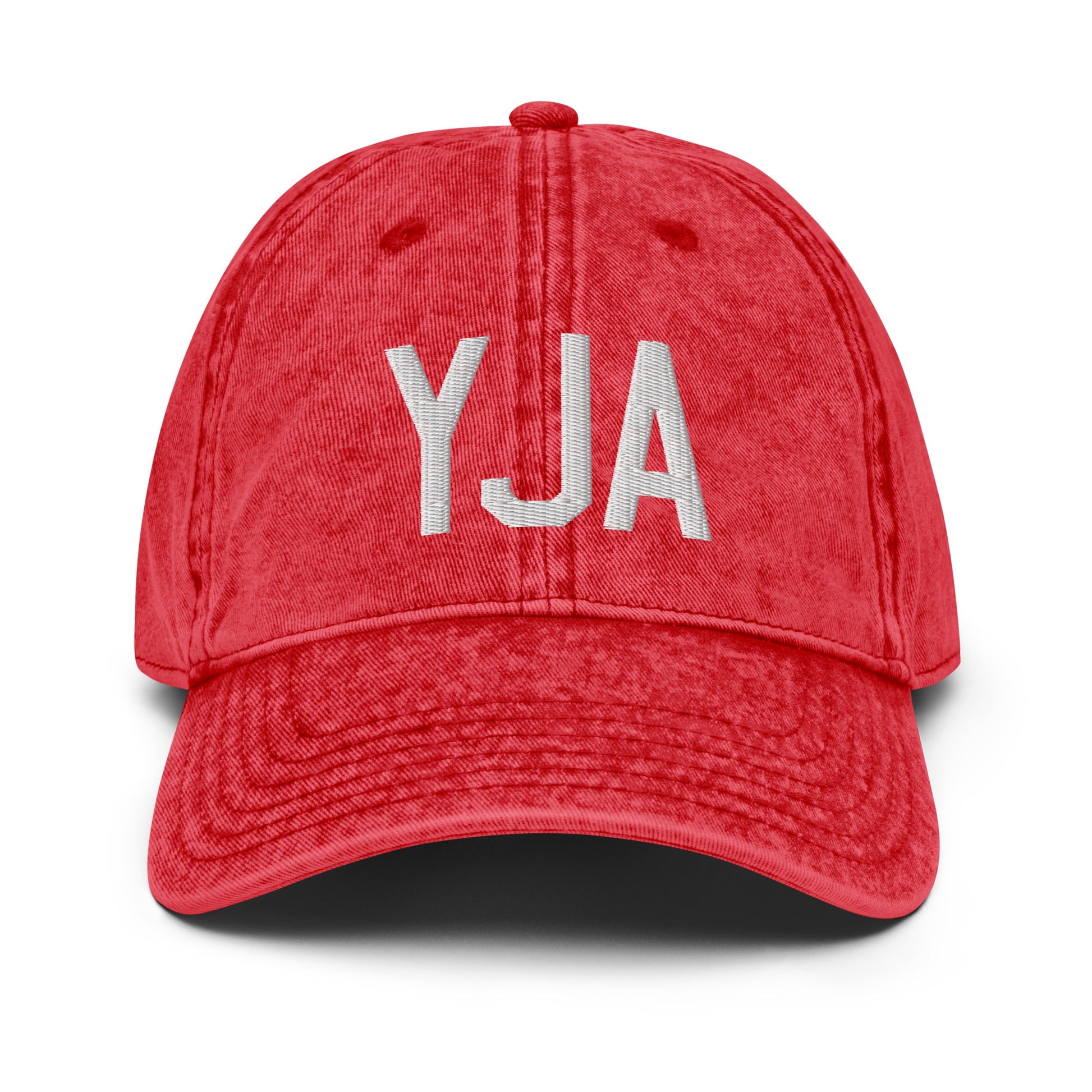 Airport Code Twill Cap - White • YJA Jasper • YHM Designs - Image 22