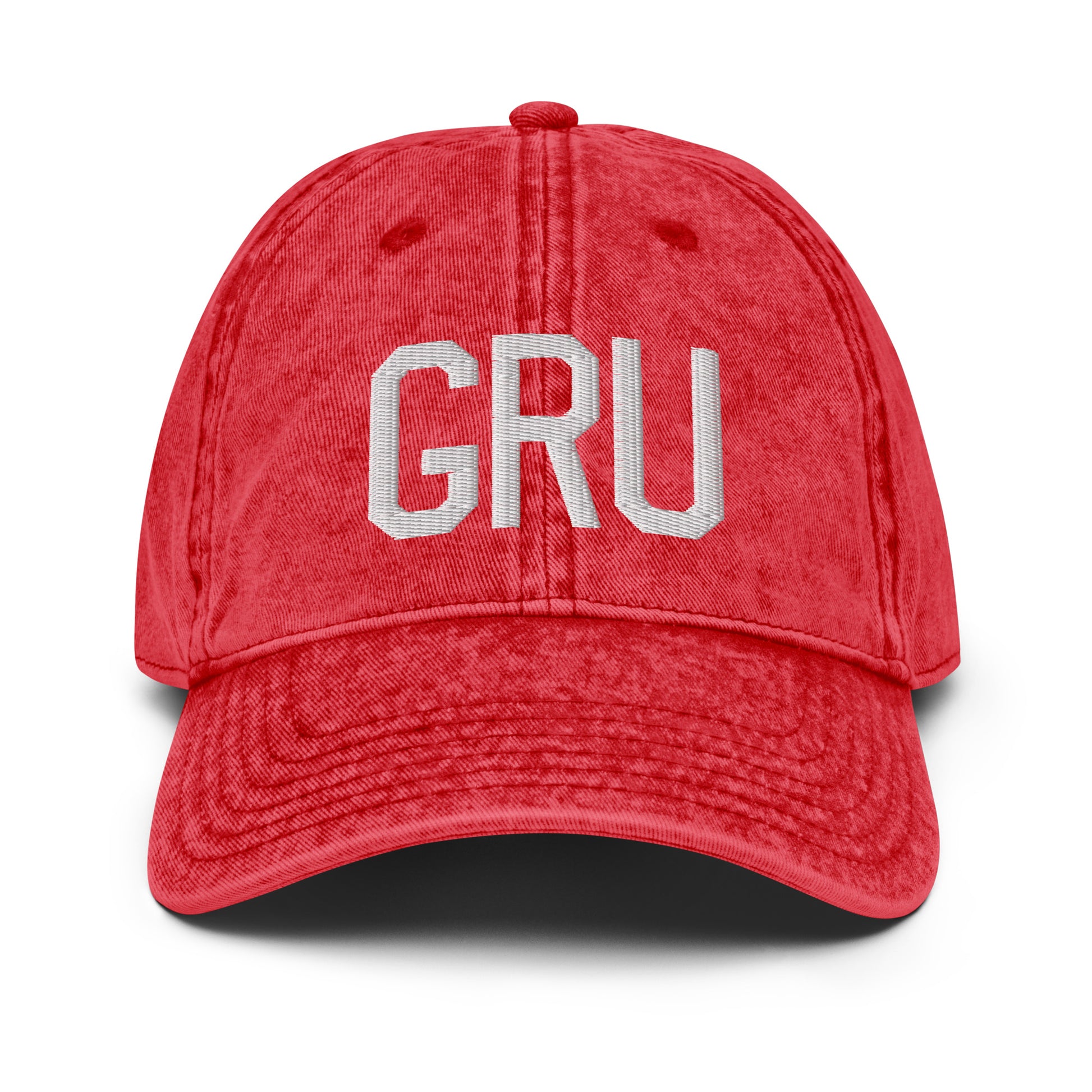 GRU Sao Paulo Cotton Twill Cap • Air Force Lettering in White • YHM Designs - Image 21
