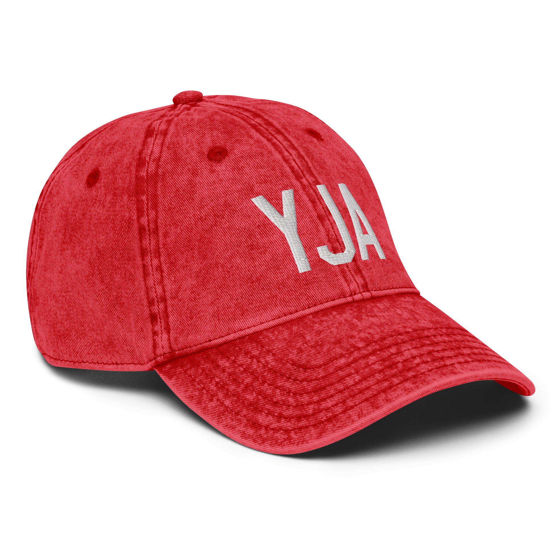Airport Code Twill Cap - White • YJA Jasper • YHM Designs - Image 24