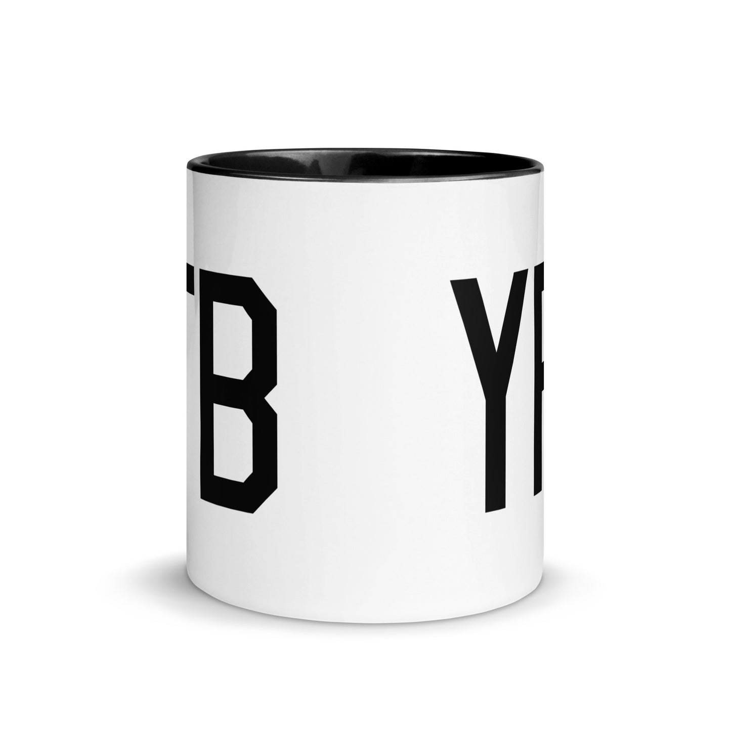 Airport Code Coffee Mug - Black • YFB Iqaluit • YHM Designs - Image 02