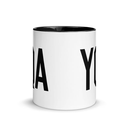 Aviation-Theme Coffee Mug - Black • YQA Muskoka • YHM Designs - Image 02