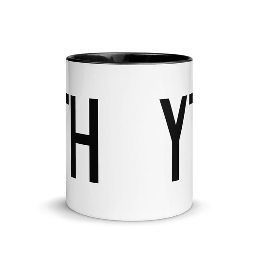 Aviation-Theme Coffee Mug - Black • YTH Thompson • YHM Designs - Image 02