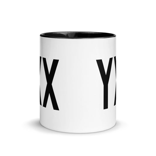 Aviation-Theme Coffee Mug - Black • YXX Abbotsford • YHM Designs - Image 02