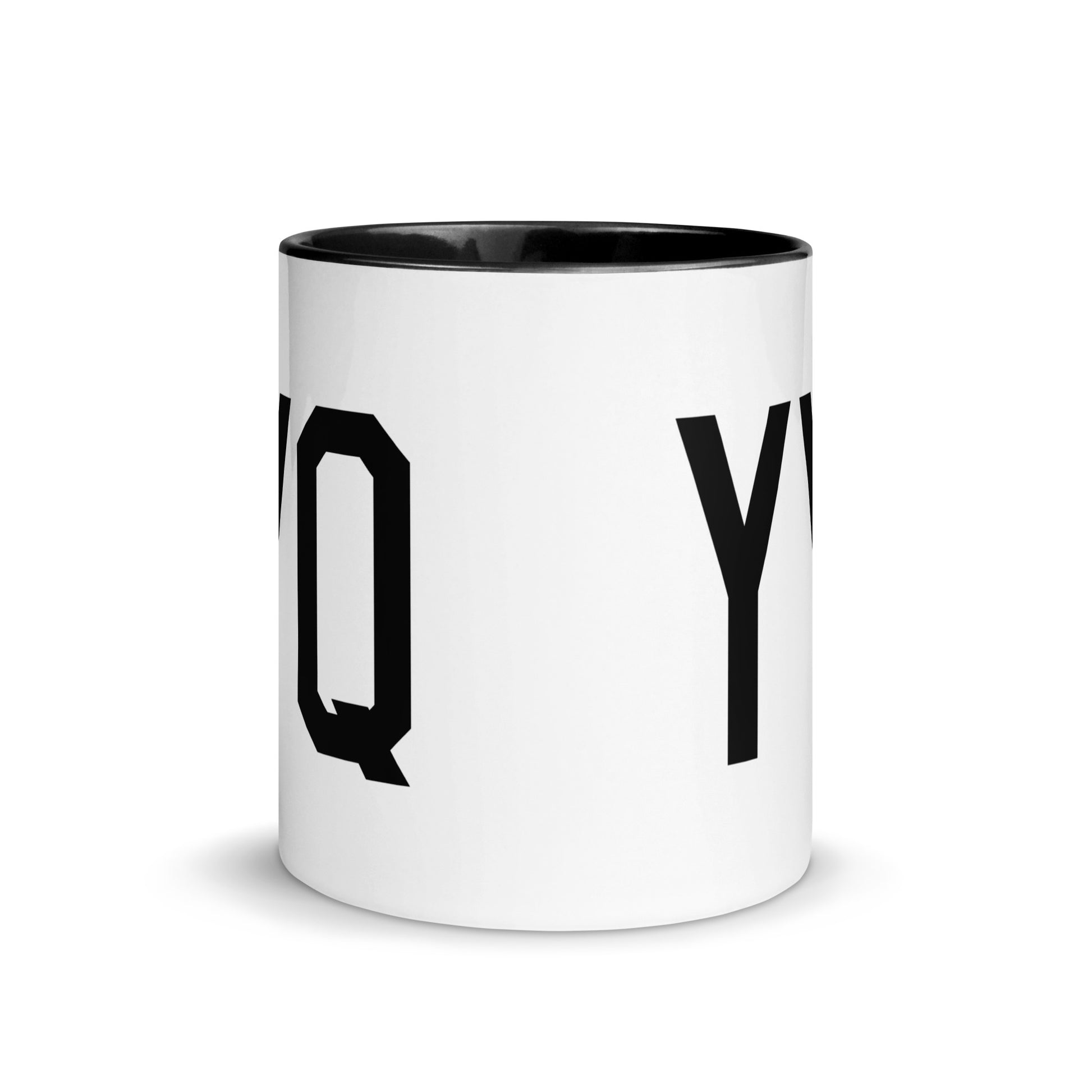 Airport Code Coffee Mug - Black • YYQ Churchill • YHM Designs - Image 02