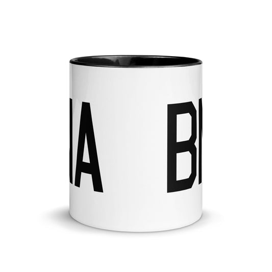 Airport Code Coffee Mug - Black • BNA Nashville • YHM Designs - Image 02