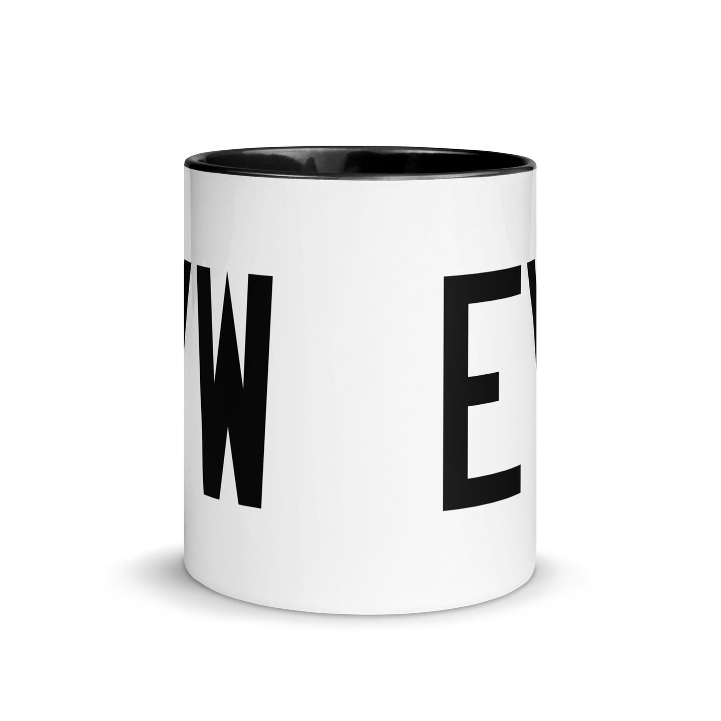 Airport Code Coffee Mug - Black • EYW Key West • YHM Designs - Image 02