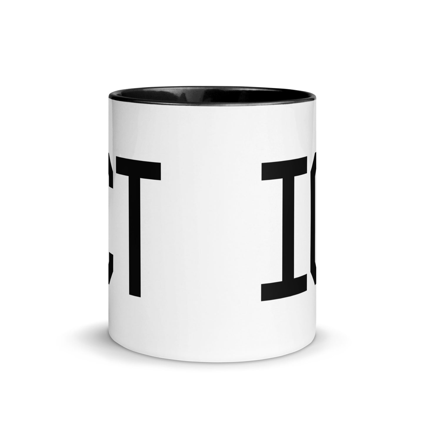Airport Code Coffee Mug - Black • ICT Wichita • YHM Designs - Image 02
