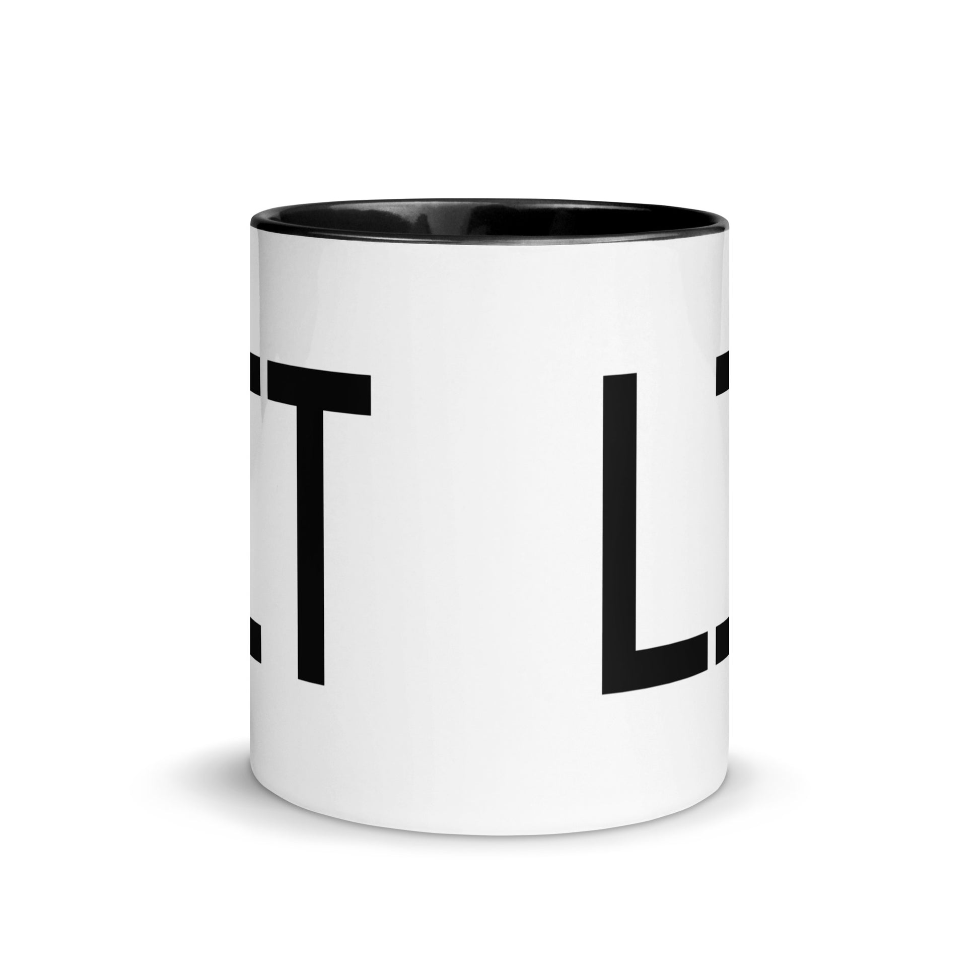 Aviation-Theme Coffee Mug - Black • LIT Little Rock • YHM Designs - Image 02