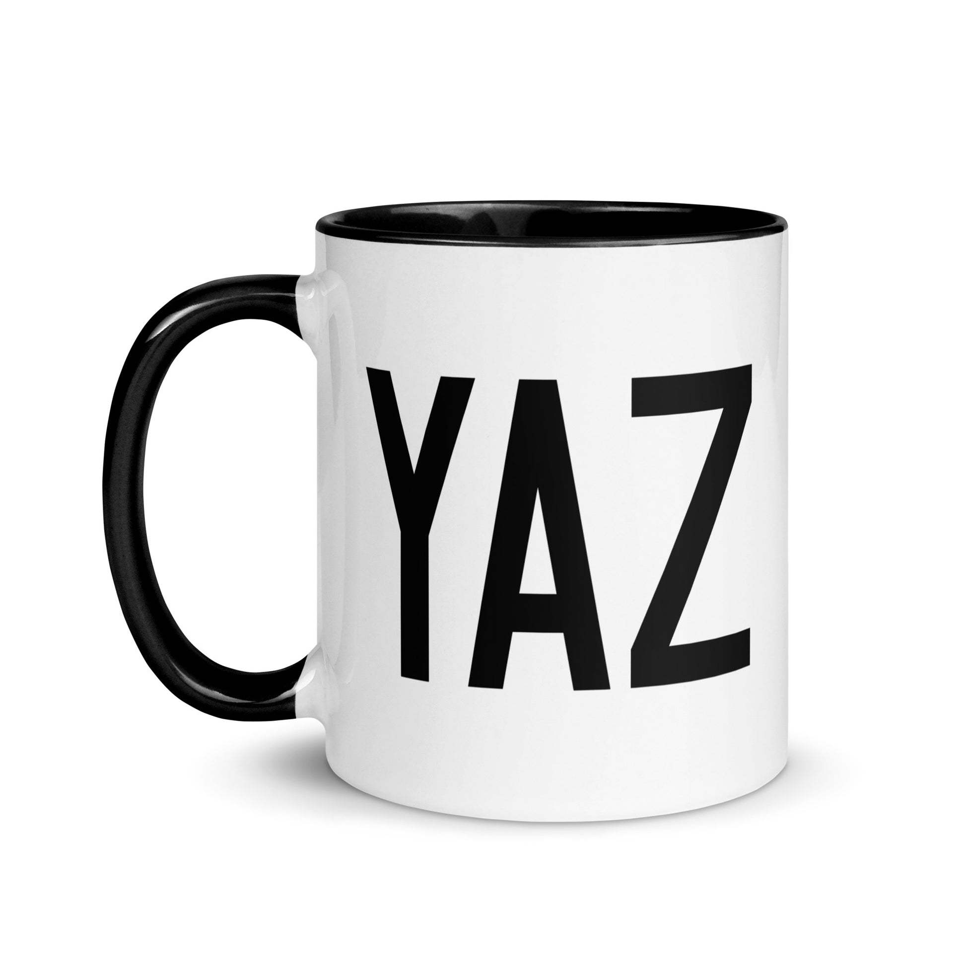Airport Code Coffee Mug - Black • YAZ Tofino • YHM Designs - Image 03