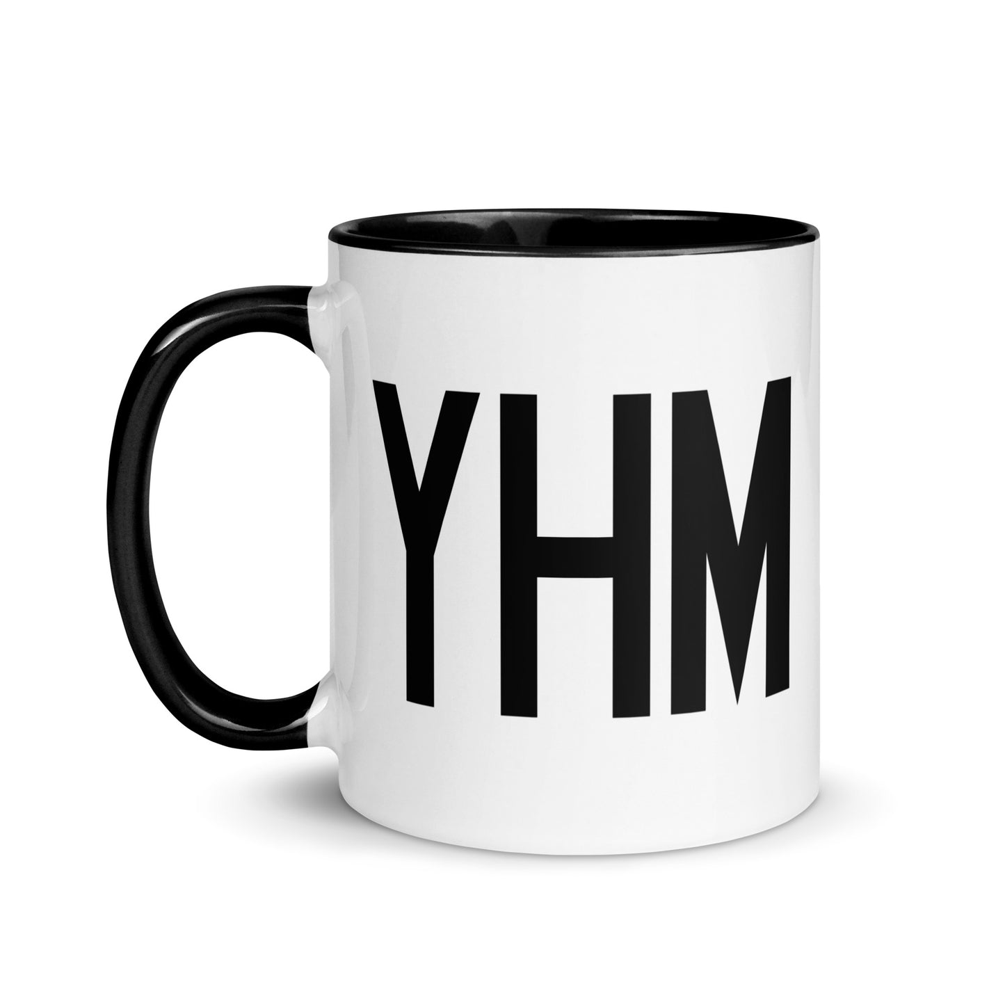 Airport Code Coffee Mug - Black • YHM Hamilton • YHM Designs - Image 03